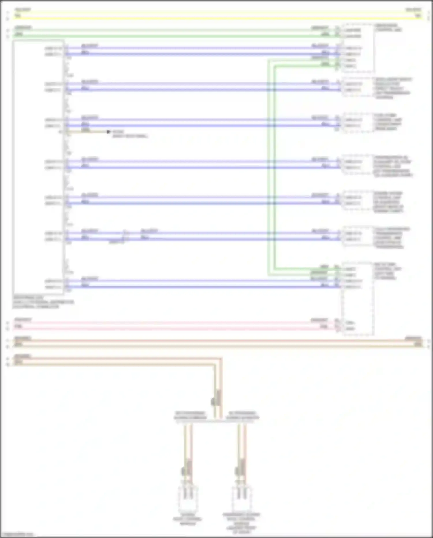 GLC-class AMG Mercedes-Benz X253 (2016-2019): High/low bus circuit (5 of 6)