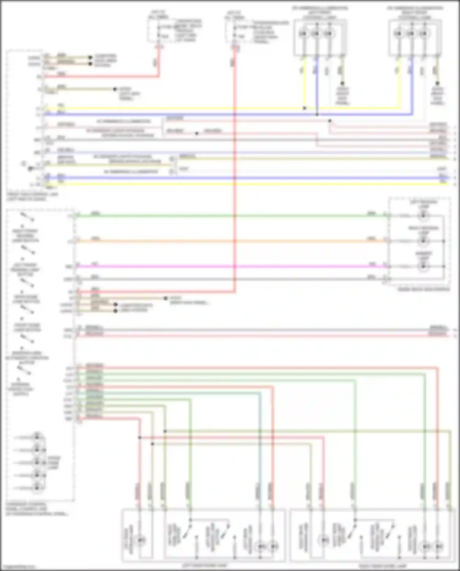 GLC-class AMG Mercedes-Benz X253 (2016-2019): Courtesy lamps circuit (1 of 6)