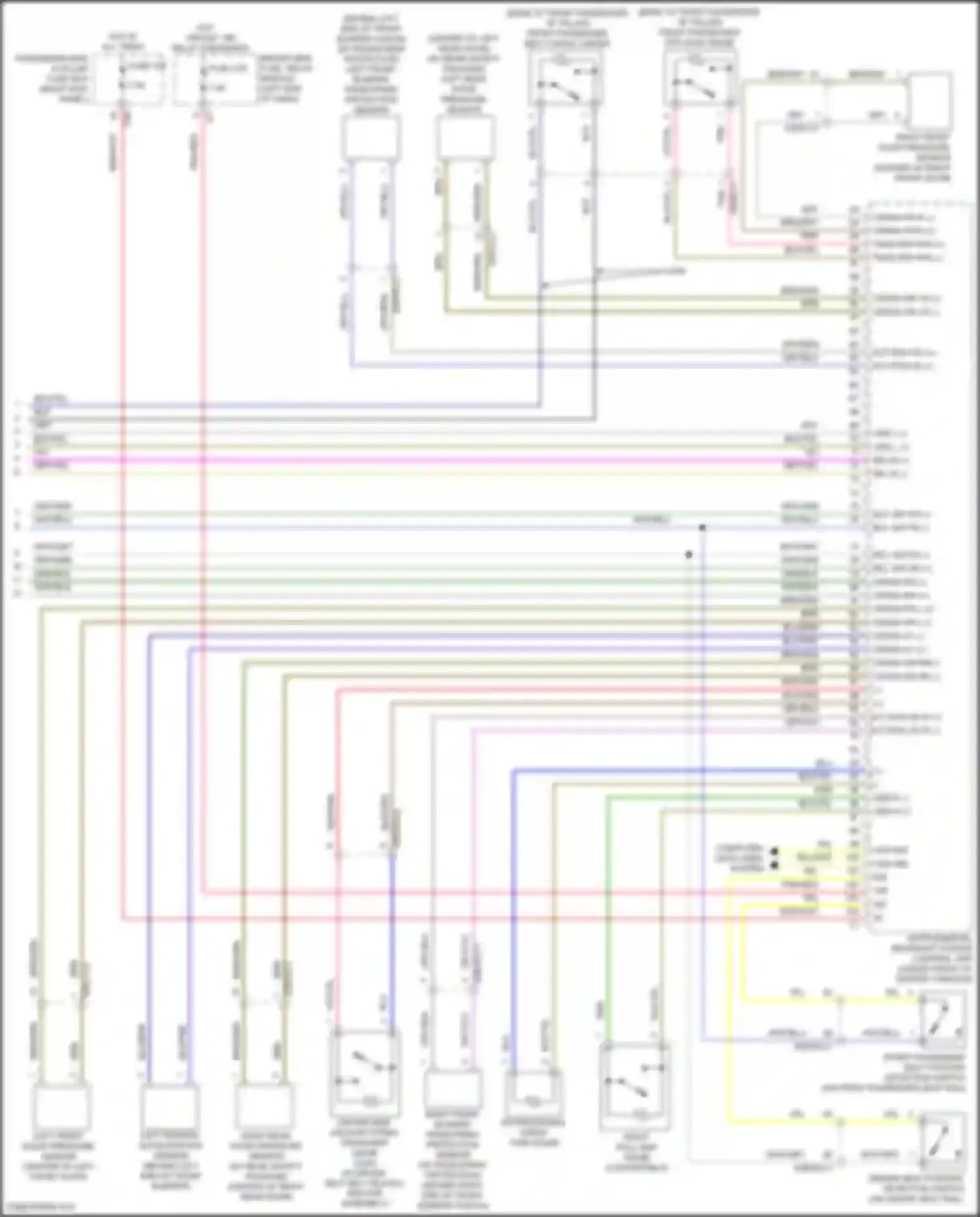 GLC-class AMG Mercedes-Benz X253 (2016-2019): Supplemental restraint circuit (4 of 4)