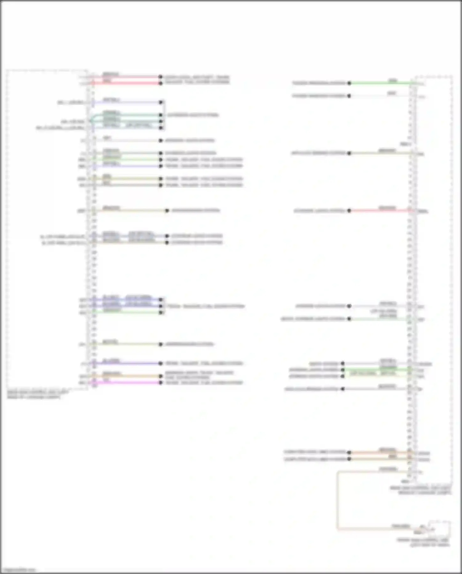 Wiring diagram blk/org for Mercedes-Benz GLC-class AMG X253 (2016-2019) (6 of 7)