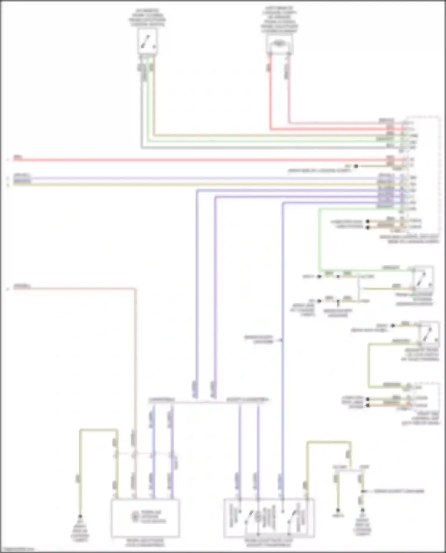 Wiring diagram blu/red for Mercedes-Benz GLC-class AMG X253 (2016-2019) (6 of 10)