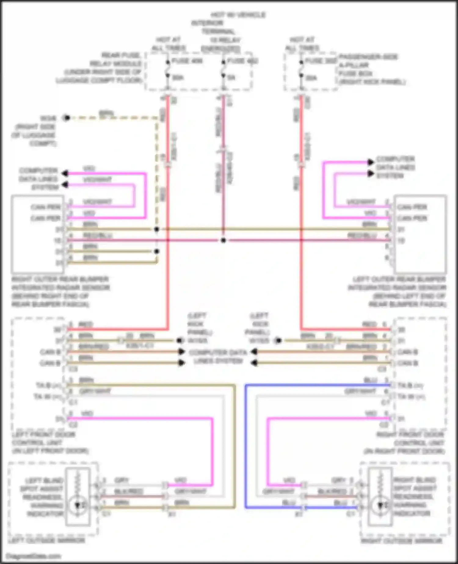 Wiring diagram can per h for Mercedes-Benz GLC-class AMG X253 (2016-2019) (1 of 9)