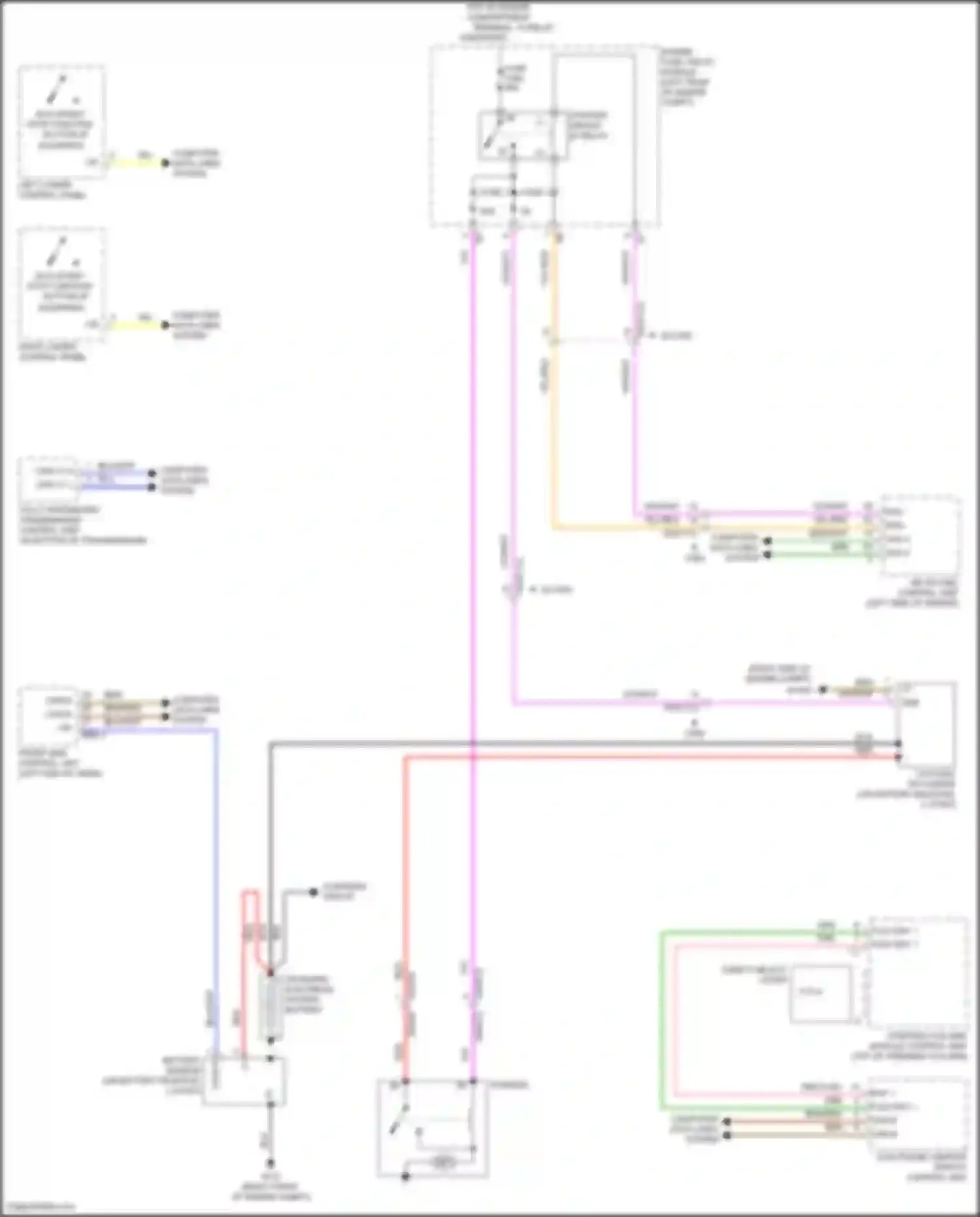 Wiring diagram direct select lever for Mercedes-Benz GLC-class AMG X253 (2016-2019) (3 of 3)