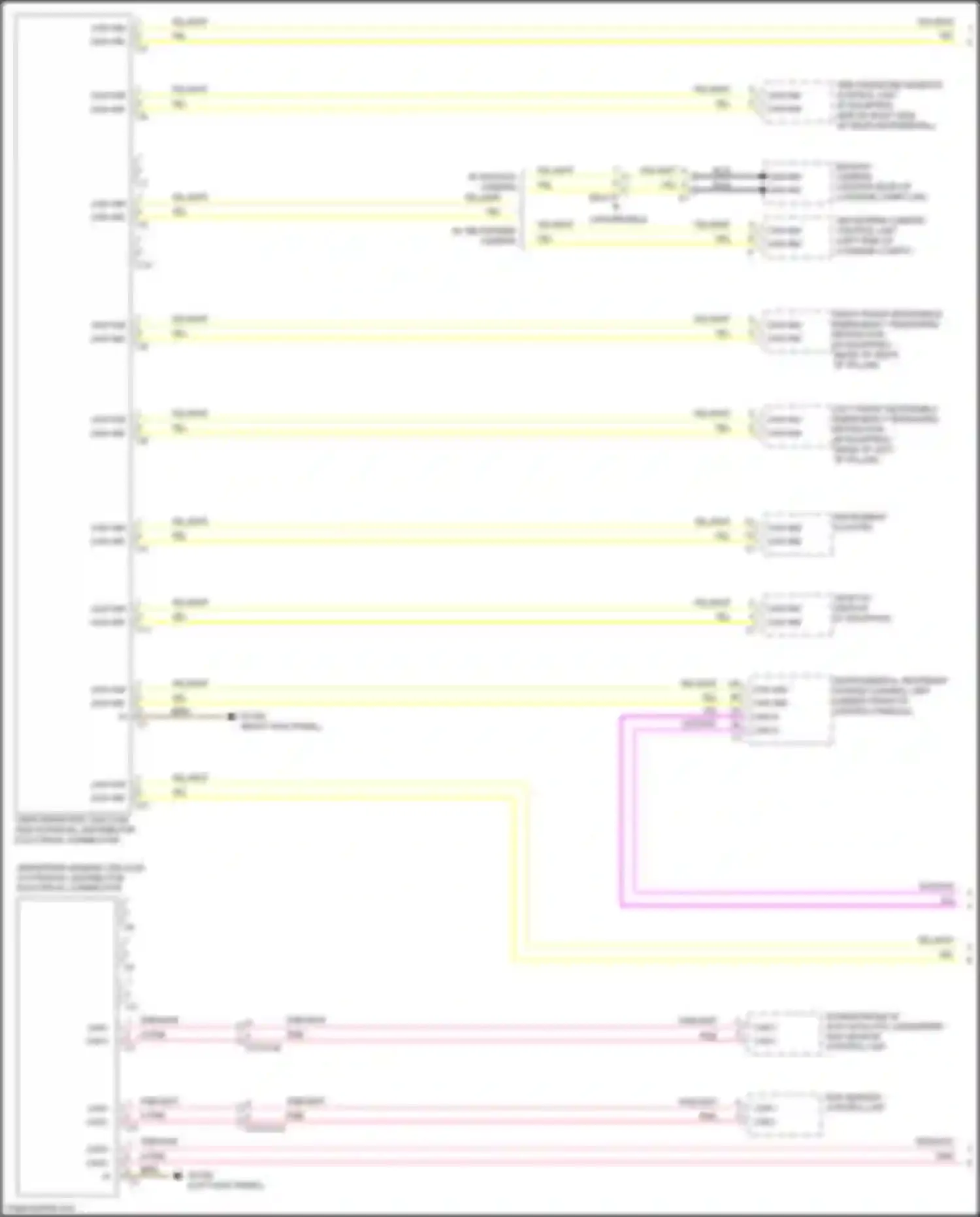 Wiring diagram downstream of scr catalytic converter nox sensor control unit for Mercedes-Benz GLC-class AMG X253 (2016-2019) (1 of 1)