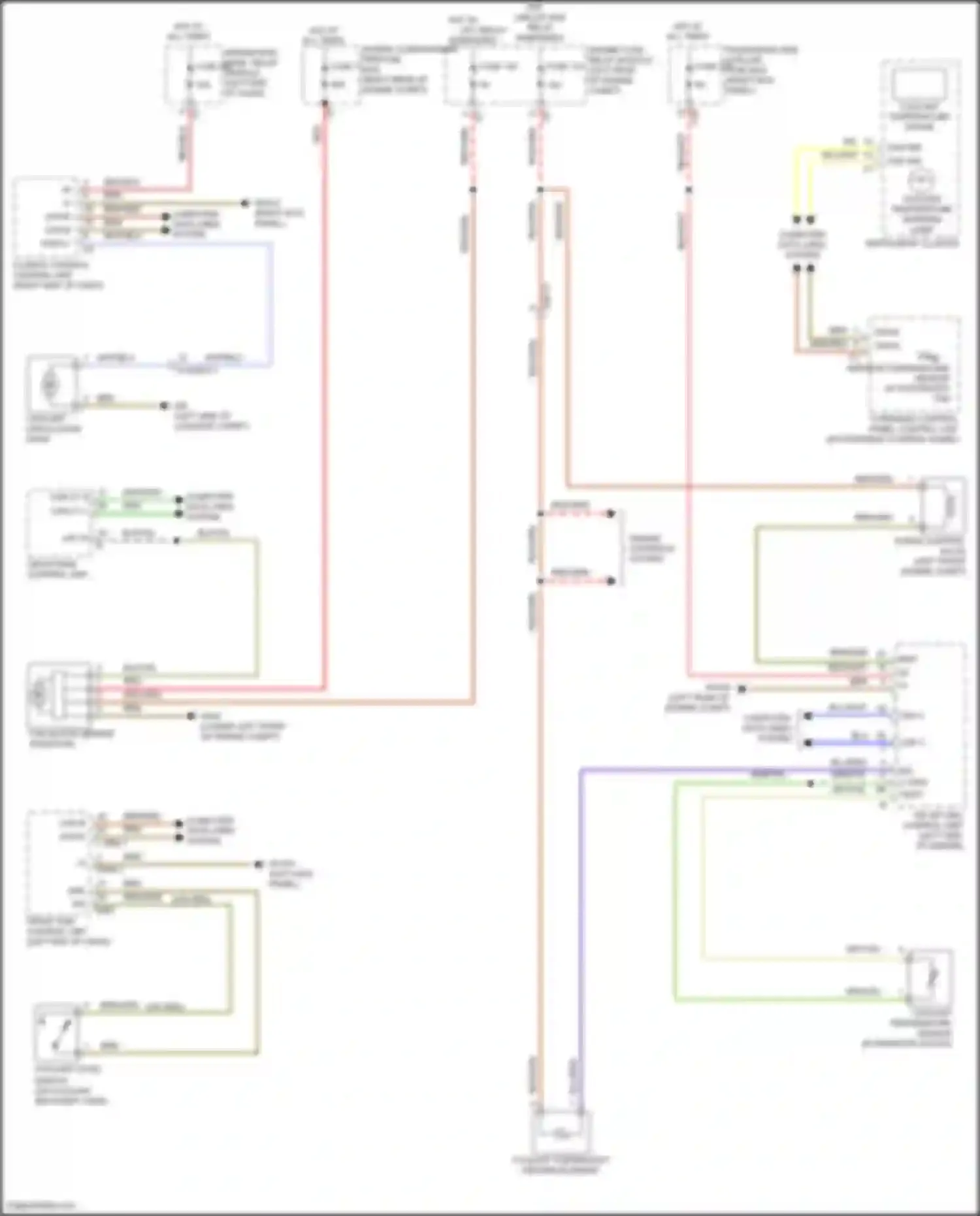 Wiring diagram engine controls system for Mercedes-Benz GLC-class AMG X253 (2016-2019) (2 of 4)