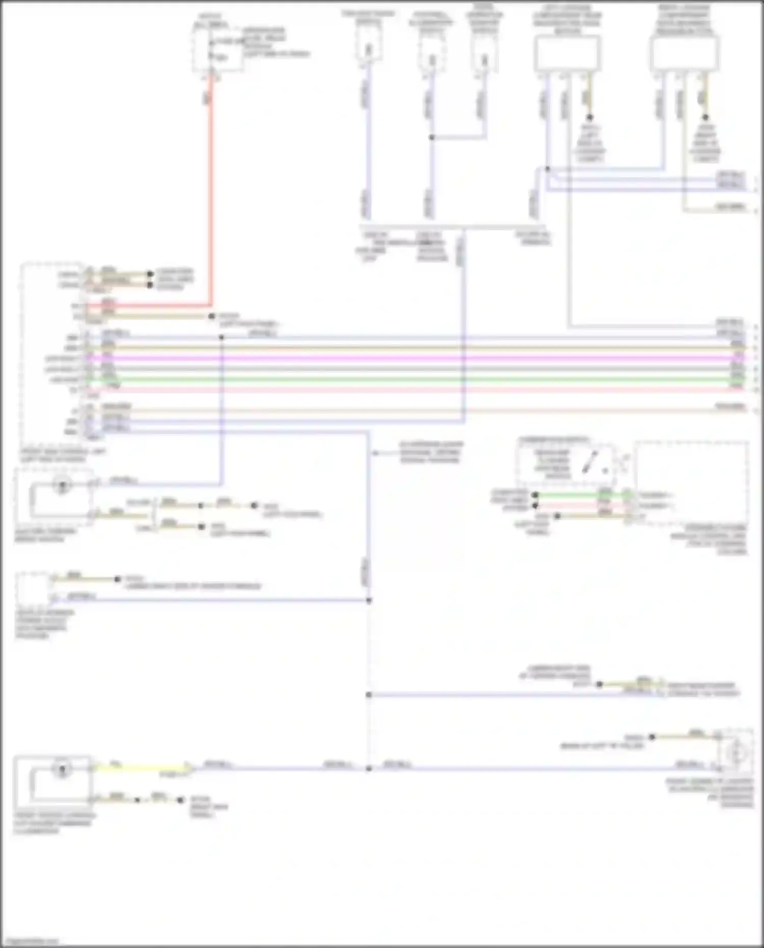 Wiring diagram gry/brn for Mercedes-Benz GLC-class AMG X253 (2016-2019) (1 of 3)