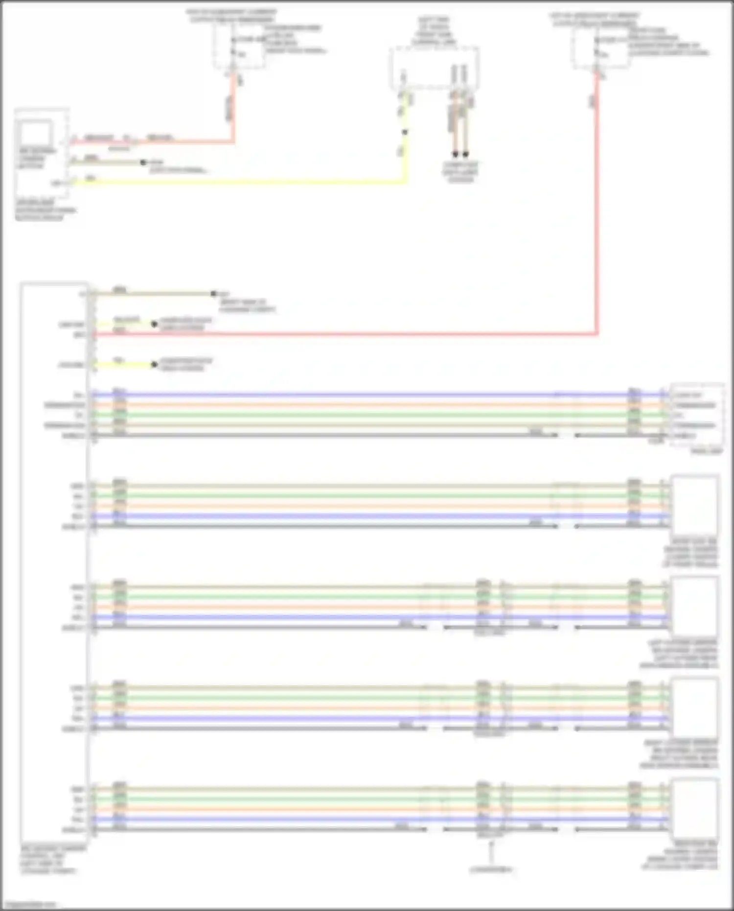 Wiring diagram lin 1 for Mercedes-Benz GLC-class AMG X253 (2016-2019) (1 of 8)