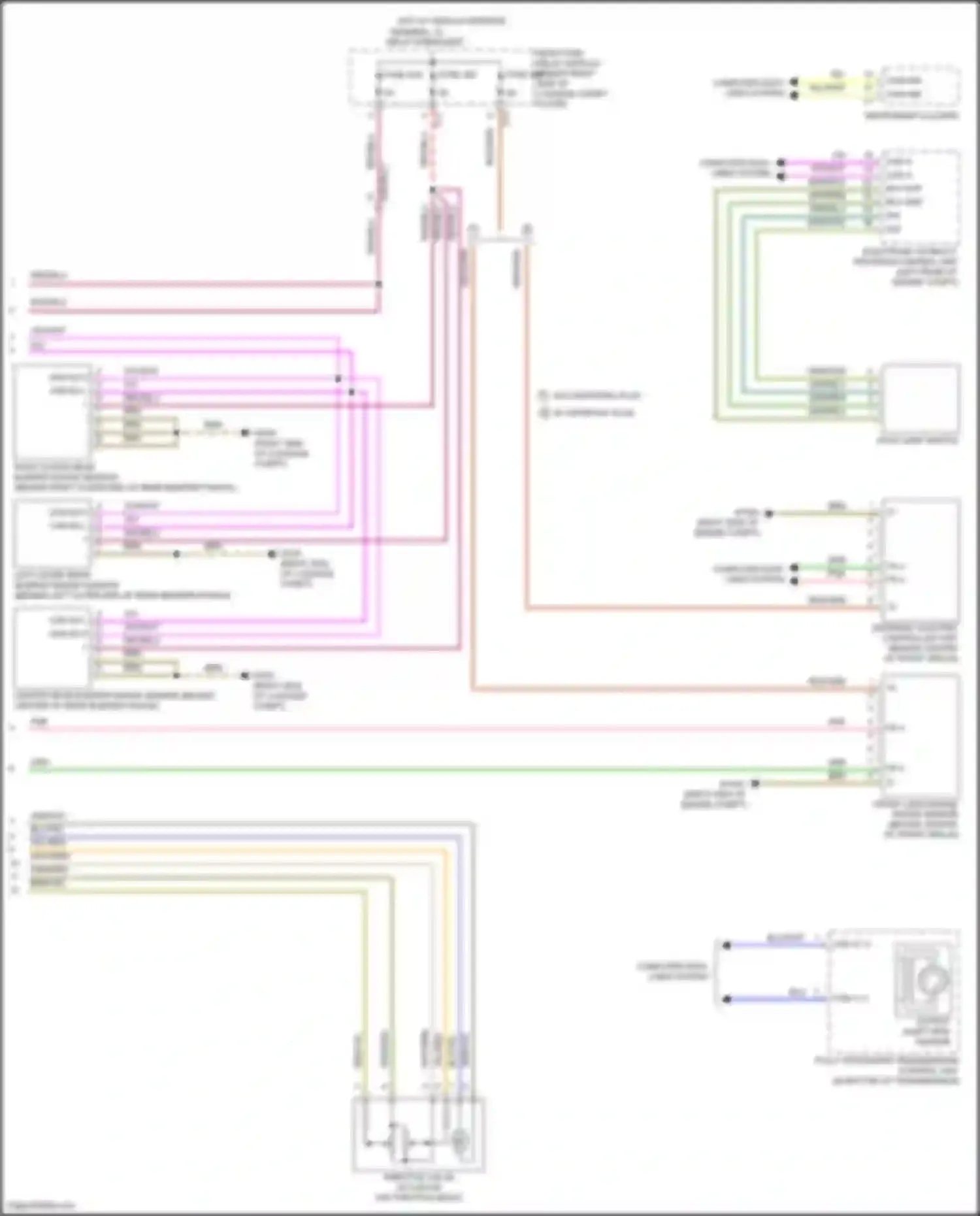 Wiring diagram output shaft rpm sensor for Mercedes-Benz GLC-class AMG X253 (2016-2019) (2 of 2)