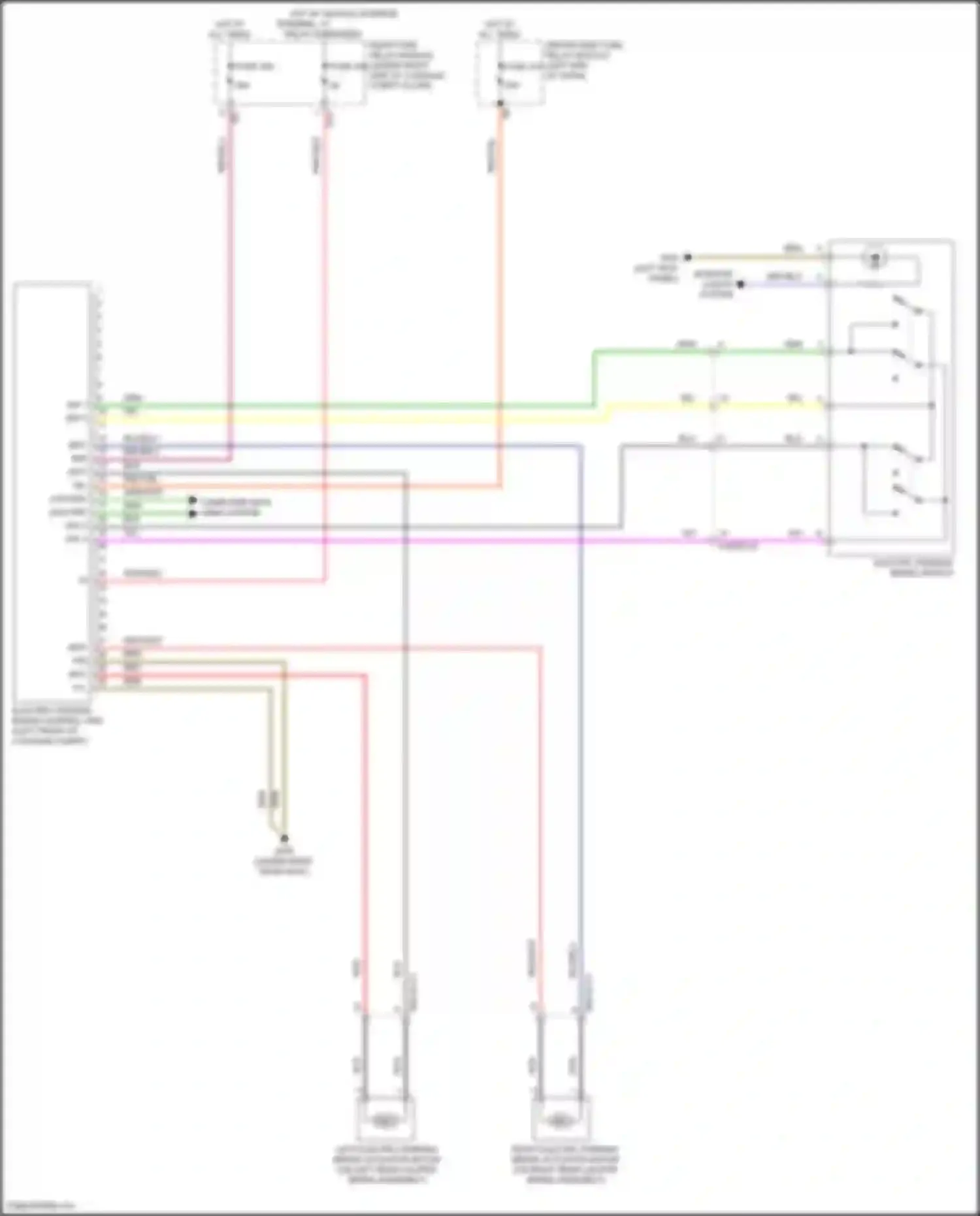 Wiring diagram sw 4 for Mercedes-Benz GLC-class AMG X253 (2016-2019) (7 of 7)