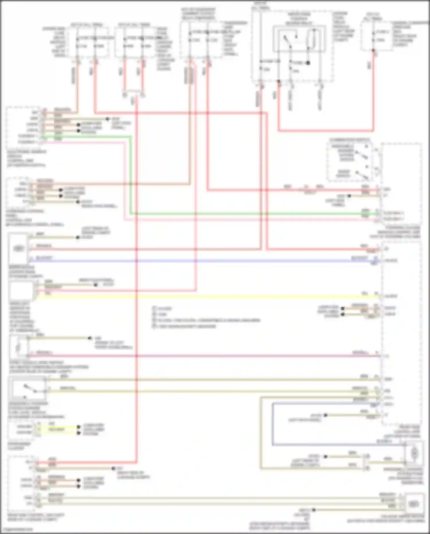 Wiring diagram tailgate wiper motor for Mercedes-Benz GLC-class AMG X253 (2016-2019) (1 of 1)