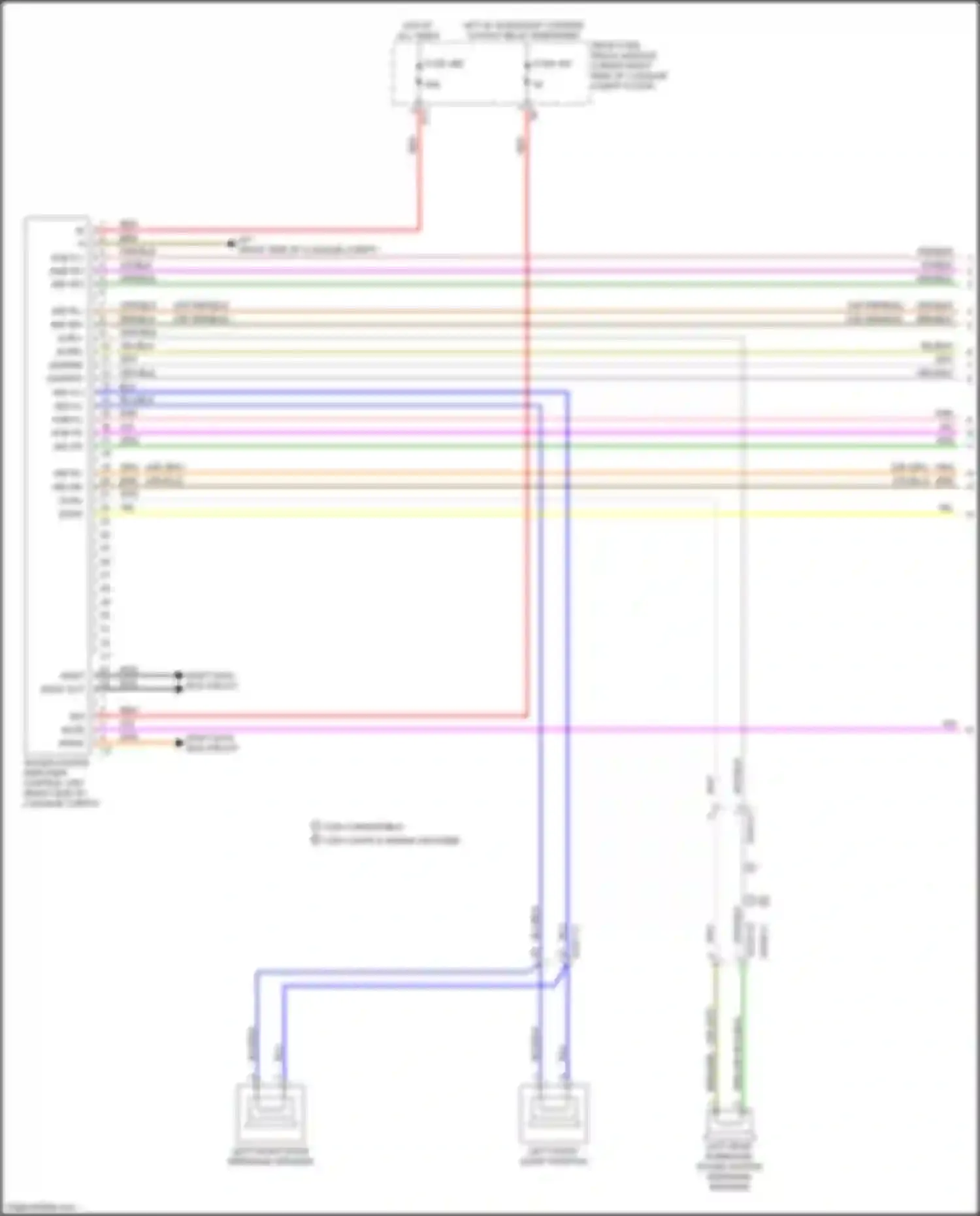 Wiring diagram vio/blk for Mercedes-Benz GLC-class AMG X253 (2016-2019) (7 of 9)