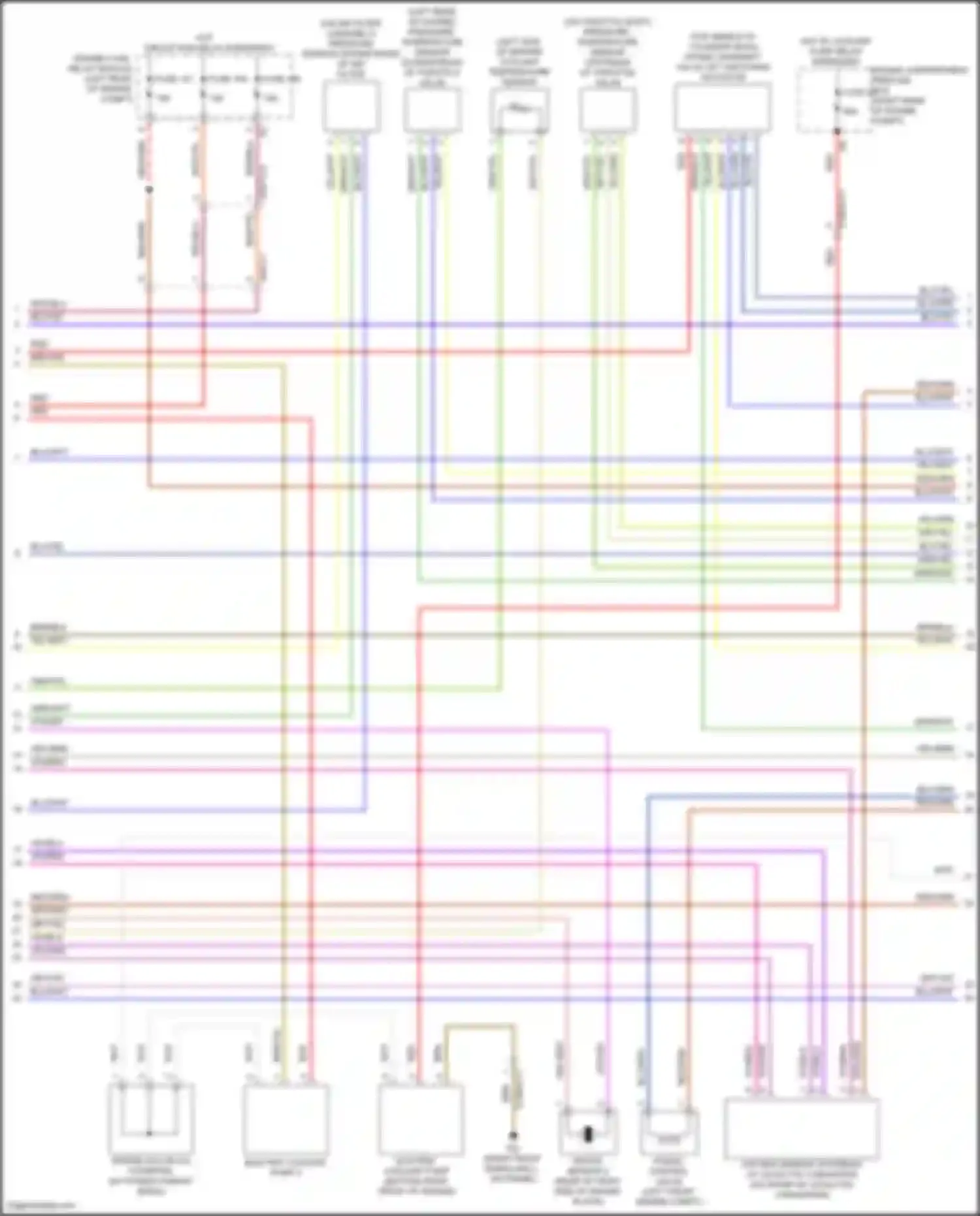 GLC-class Coupe Mercedes-Benz C253 facelift (2019-2023): Wiring diagram engine performance 2.0l turbo (7 of 8)