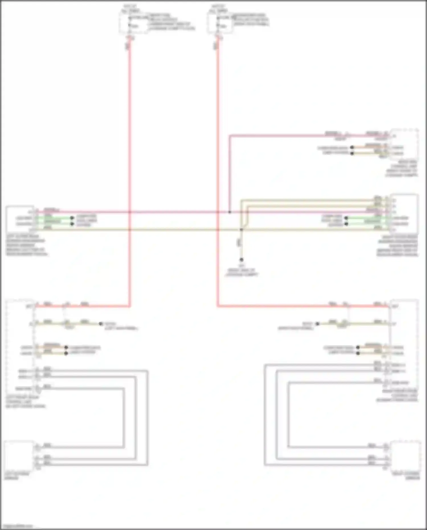GLC-class Coupe Mercedes-Benz C253 facelift (2019-2023): Blind spot information system circuit