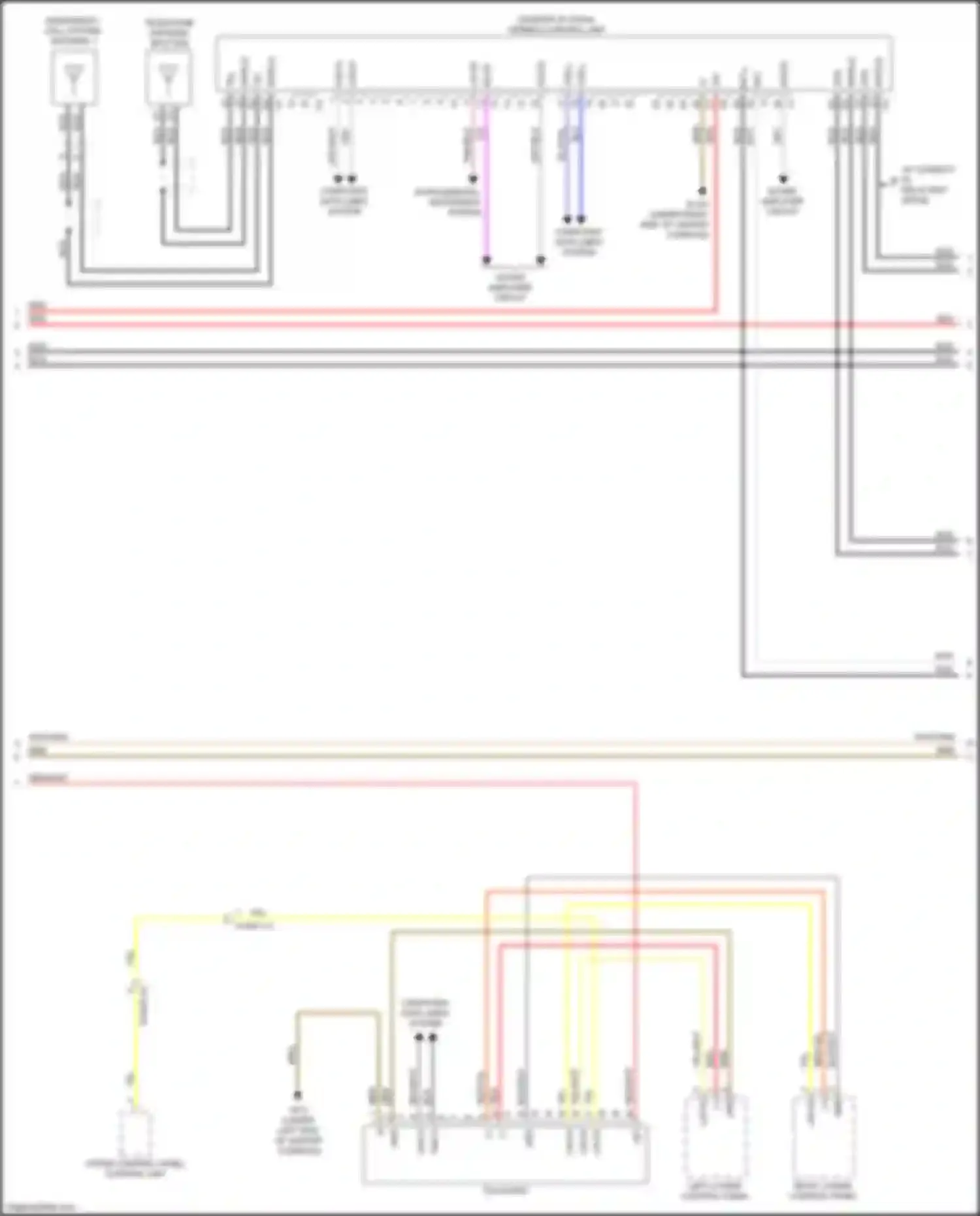 GLC-class Coupe Mercedes-Benz C253 facelift (2019-2023): Comand actuation circuit (2 of 5)