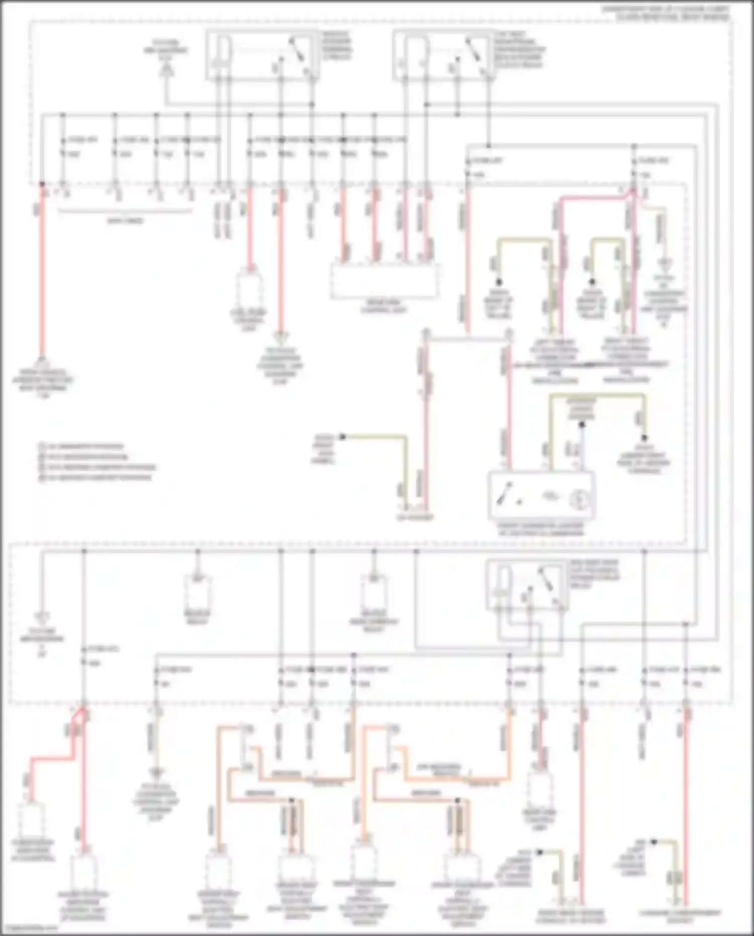 GLC-class Coupe Mercedes-Benz C253 facelift (2019-2023): Power distribution circuit (3 of 9)