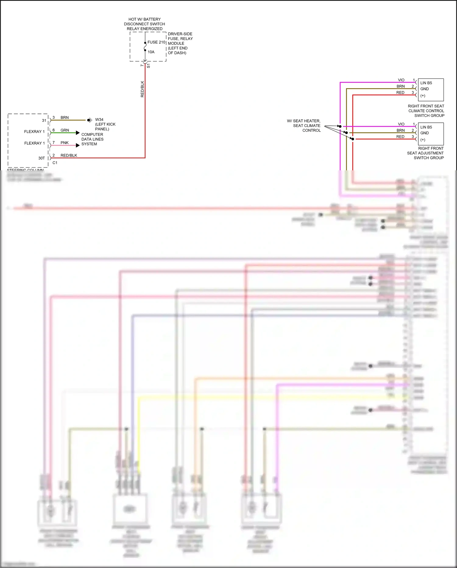 Wiring diagram computer data lines system for Mercedes-Benz GLC-class Coupe C253 facelift (2019-2023) (9 of 99)