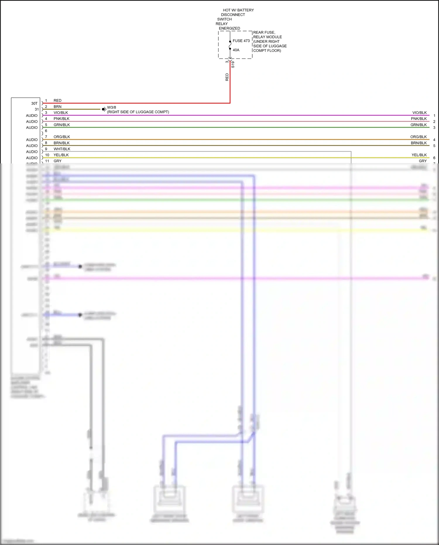 Wiring diagram computer data lines system for Mercedes-Benz GLC-class Coupe C253 facelift (2019-2023) (30 of 99)