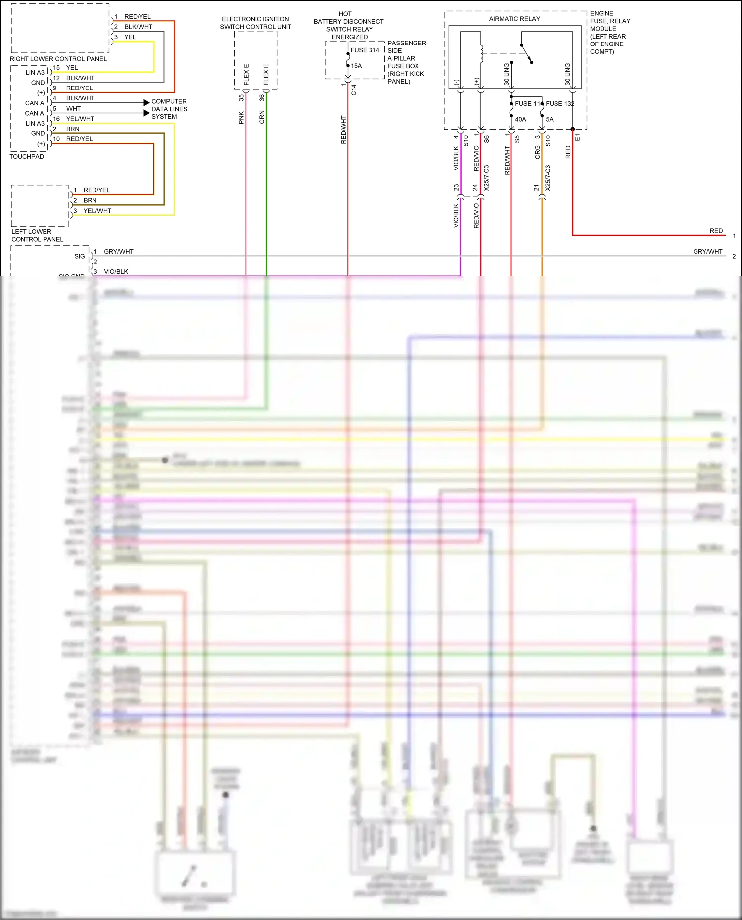 Wiring diagram computer data lines system for Mercedes-Benz GLC-class Coupe C253 facelift (2019-2023) (62 of 99)