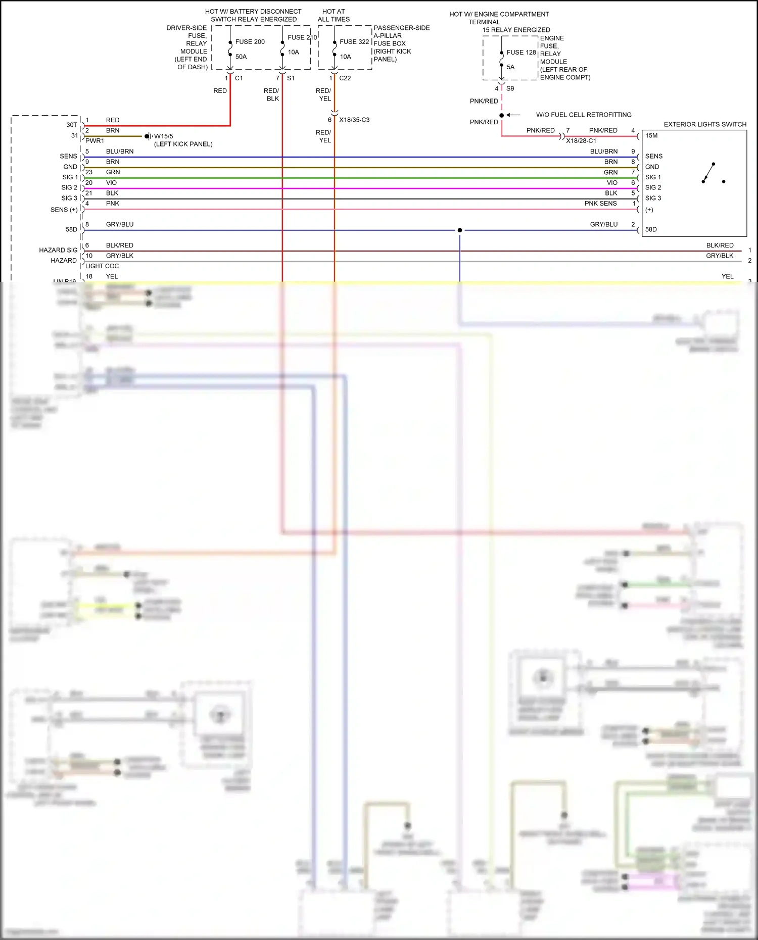 Wiring diagram computer data lines system for Mercedes-Benz GLC-class Coupe C253 facelift (2019-2023) (26 of 99)
