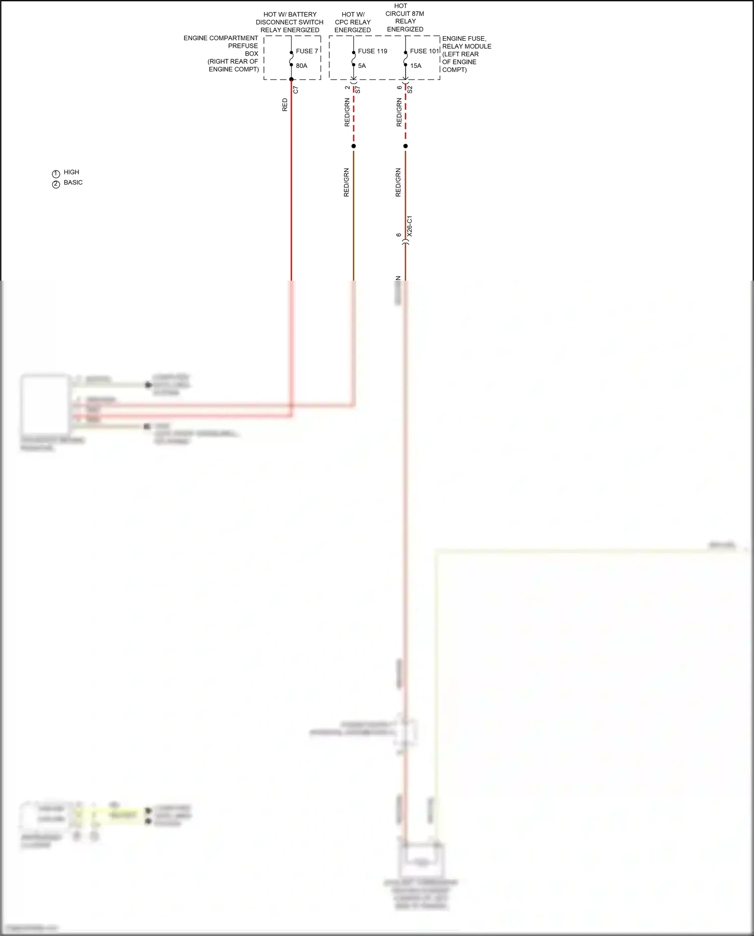 Wiring diagram computer data lines system for Mercedes-Benz GLC-class Coupe C253 facelift (2019-2023) (63 of 99)