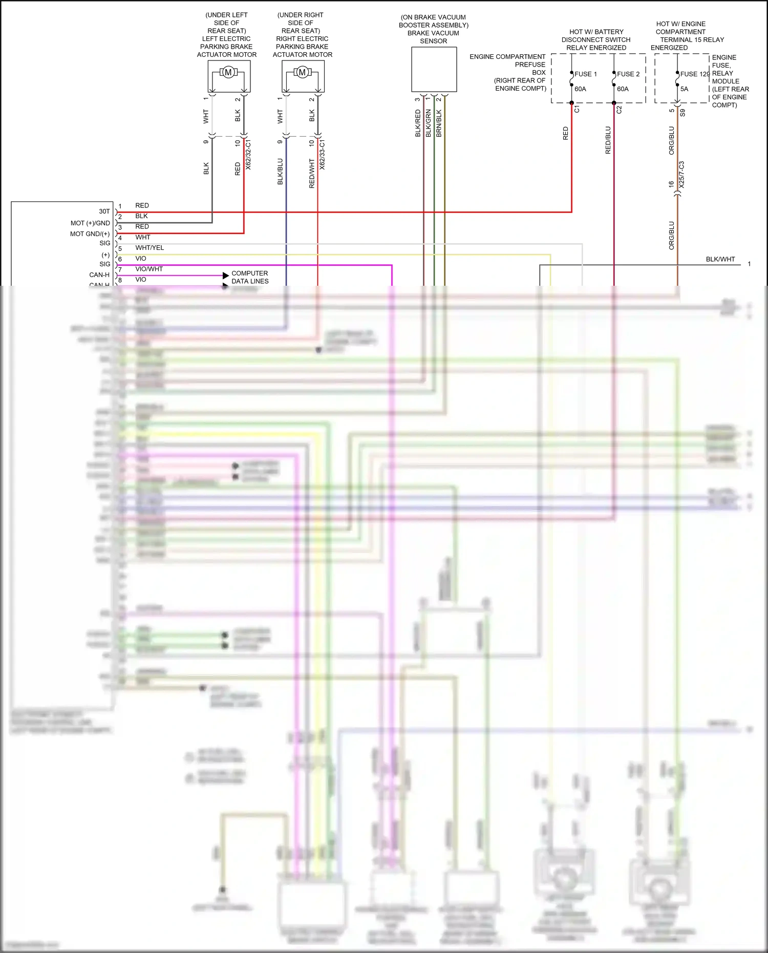 Wiring diagram computer data lines system for Mercedes-Benz GLC-class Coupe C253 facelift (2019-2023) (41 of 99)