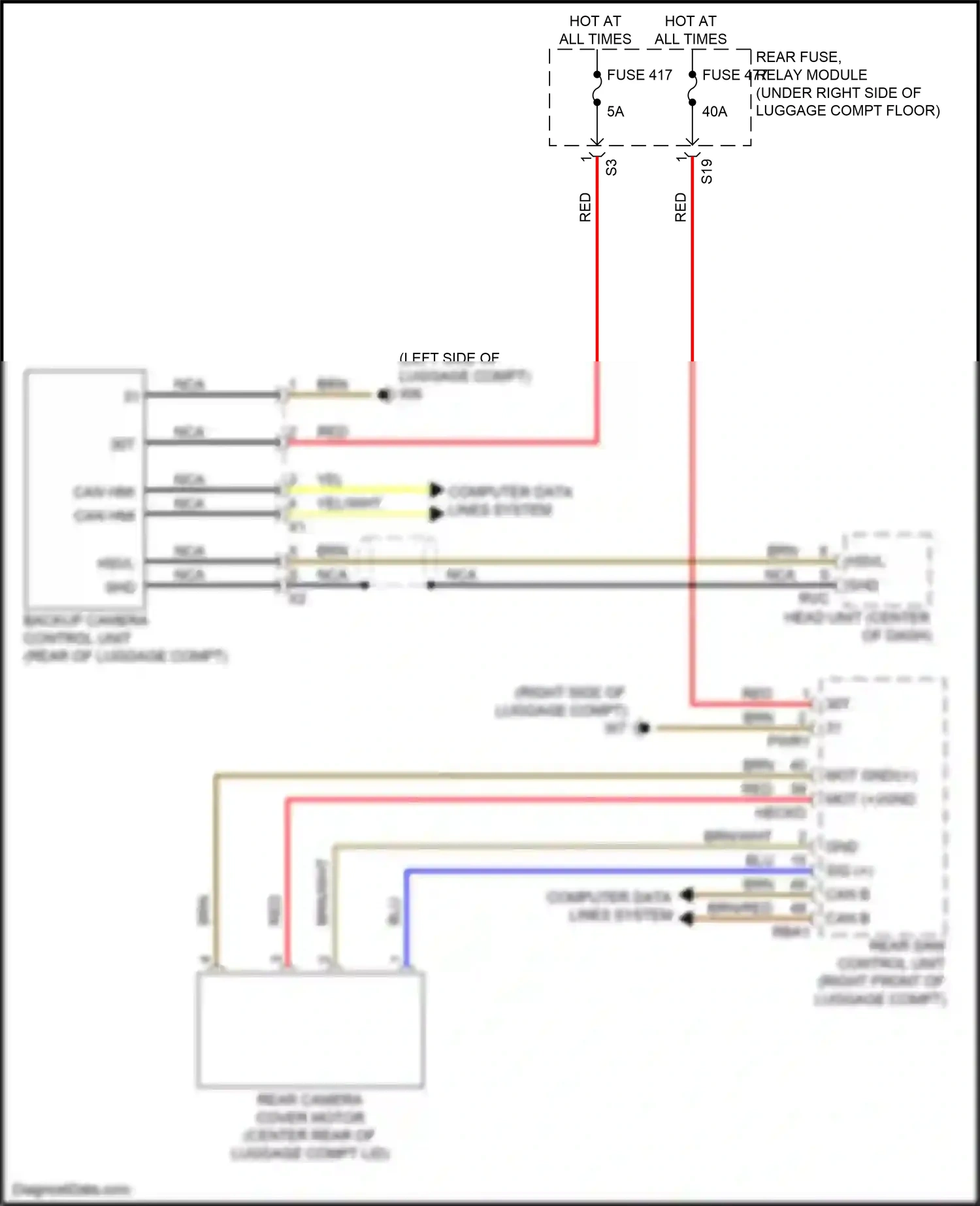 Wiring diagram computer data lines system for Mercedes-Benz GLC-class Coupe C253 facelift (2019-2023) (60 of 99)