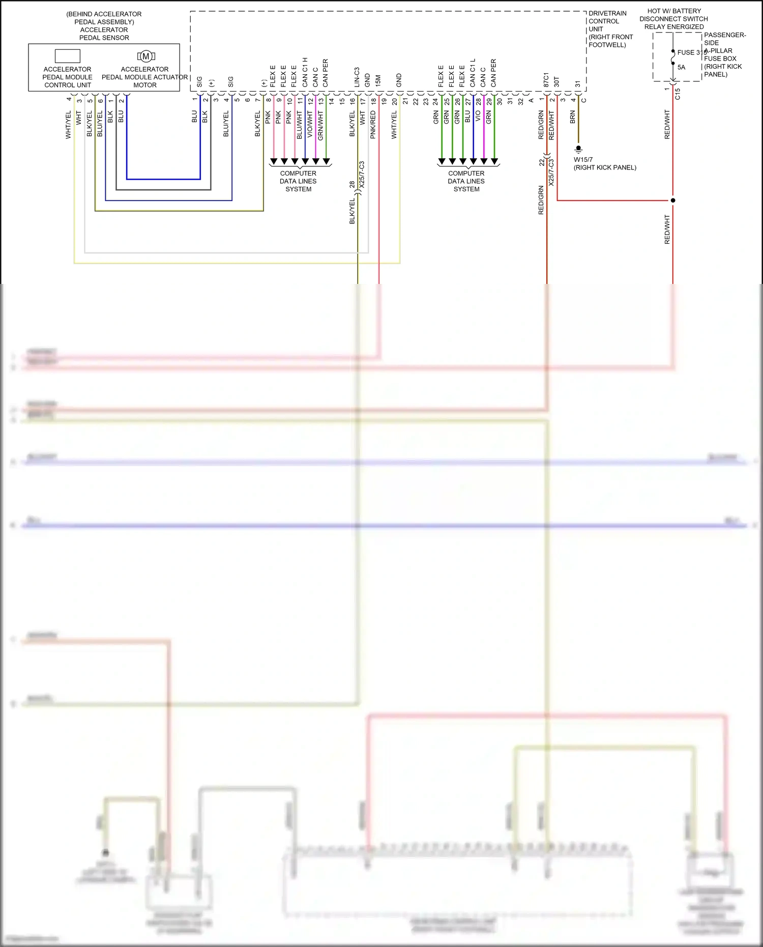 Wiring diagram computer data lines system for Mercedes-Benz GLC-class Coupe C253 facelift (2019-2023) (99 of 99)