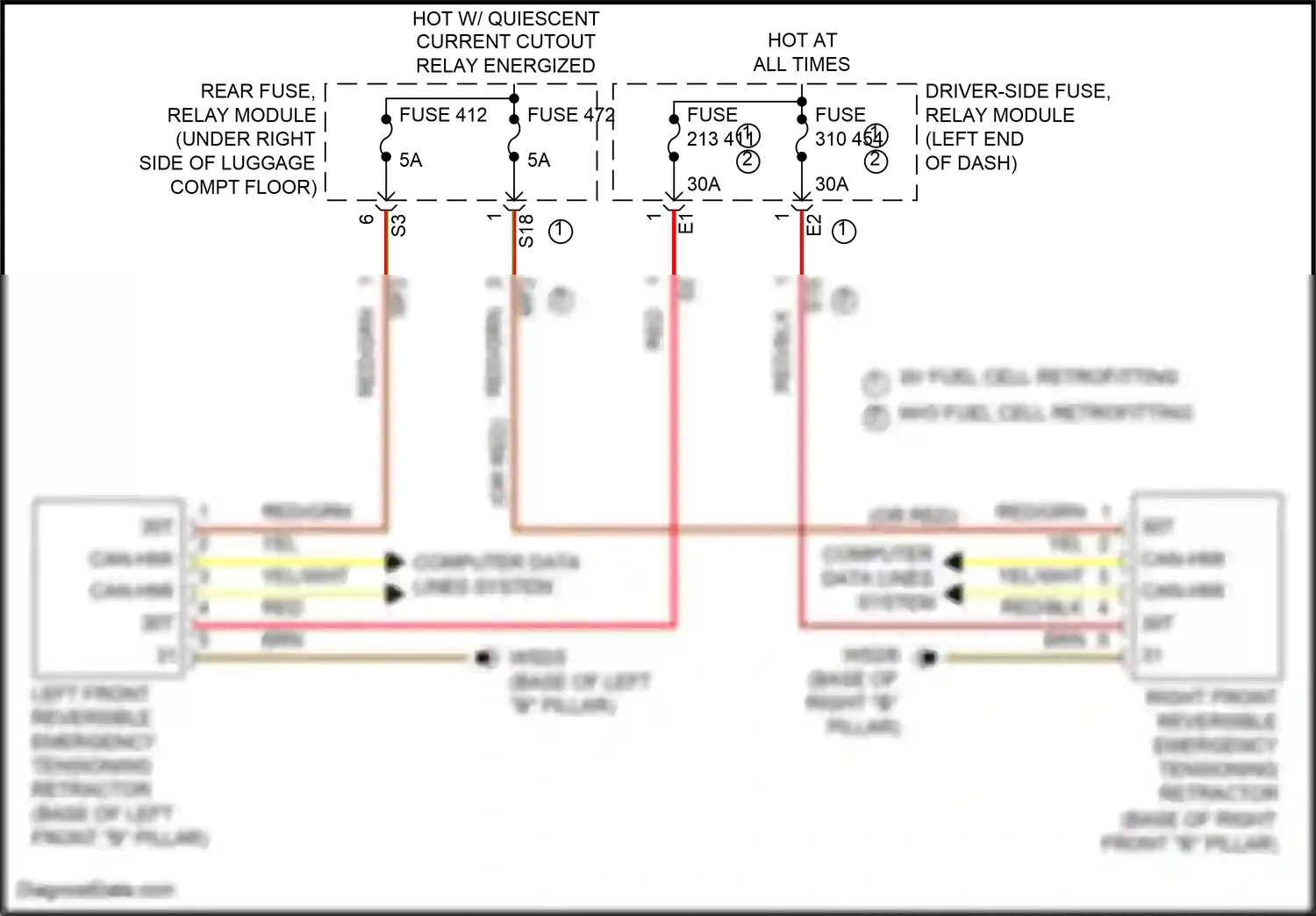 Wiring diagram computer data lines system for Mercedes-Benz GLC-class Coupe C253 facelift (2019-2023) (12 of 99)