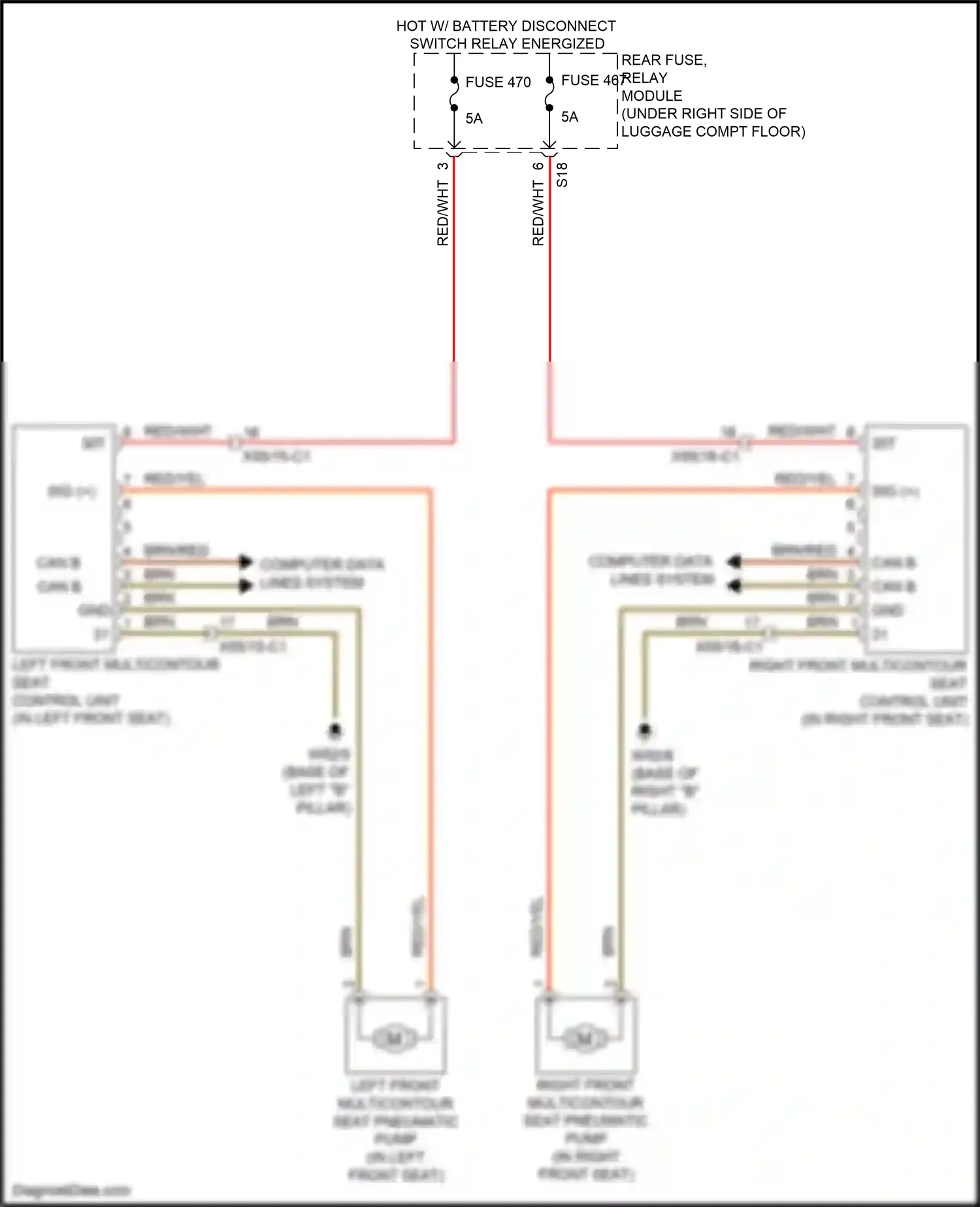 Wiring diagram computer data lines system for Mercedes-Benz GLC-class Coupe C253 facelift (2019-2023) (77 of 99)