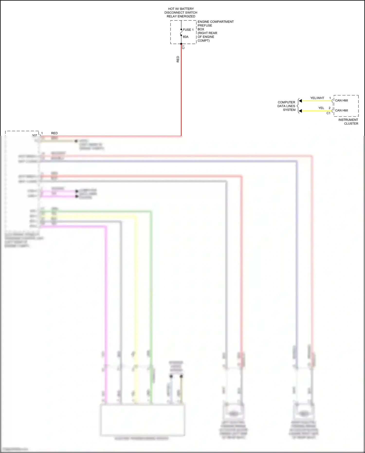 Wiring diagram computer data lines system for Mercedes-Benz GLC-class Coupe C253 facelift (2019-2023) (49 of 99)