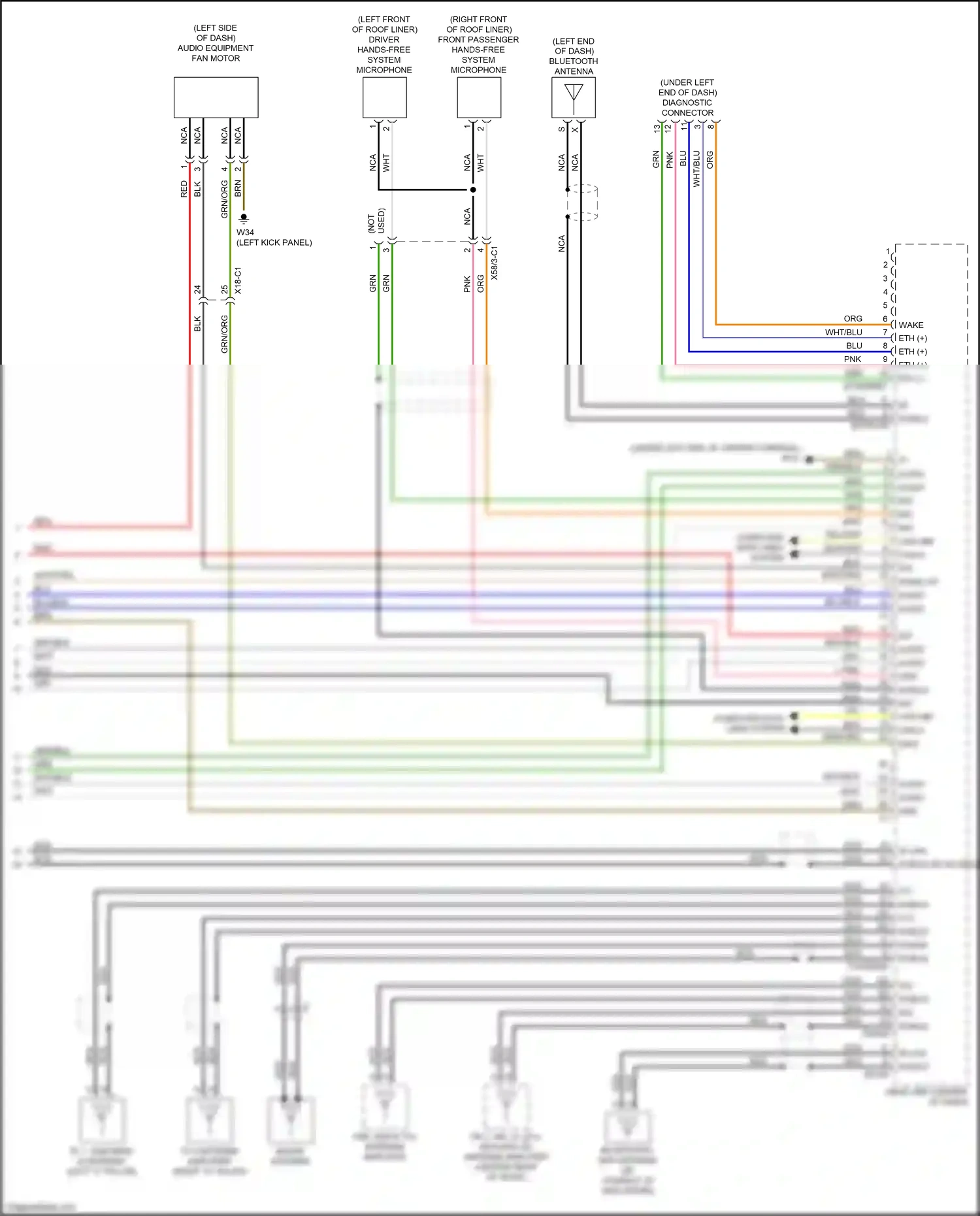 Wiring diagram computer data lines system for Mercedes-Benz GLC-class Coupe C253 facelift (2019-2023) (23 of 99)