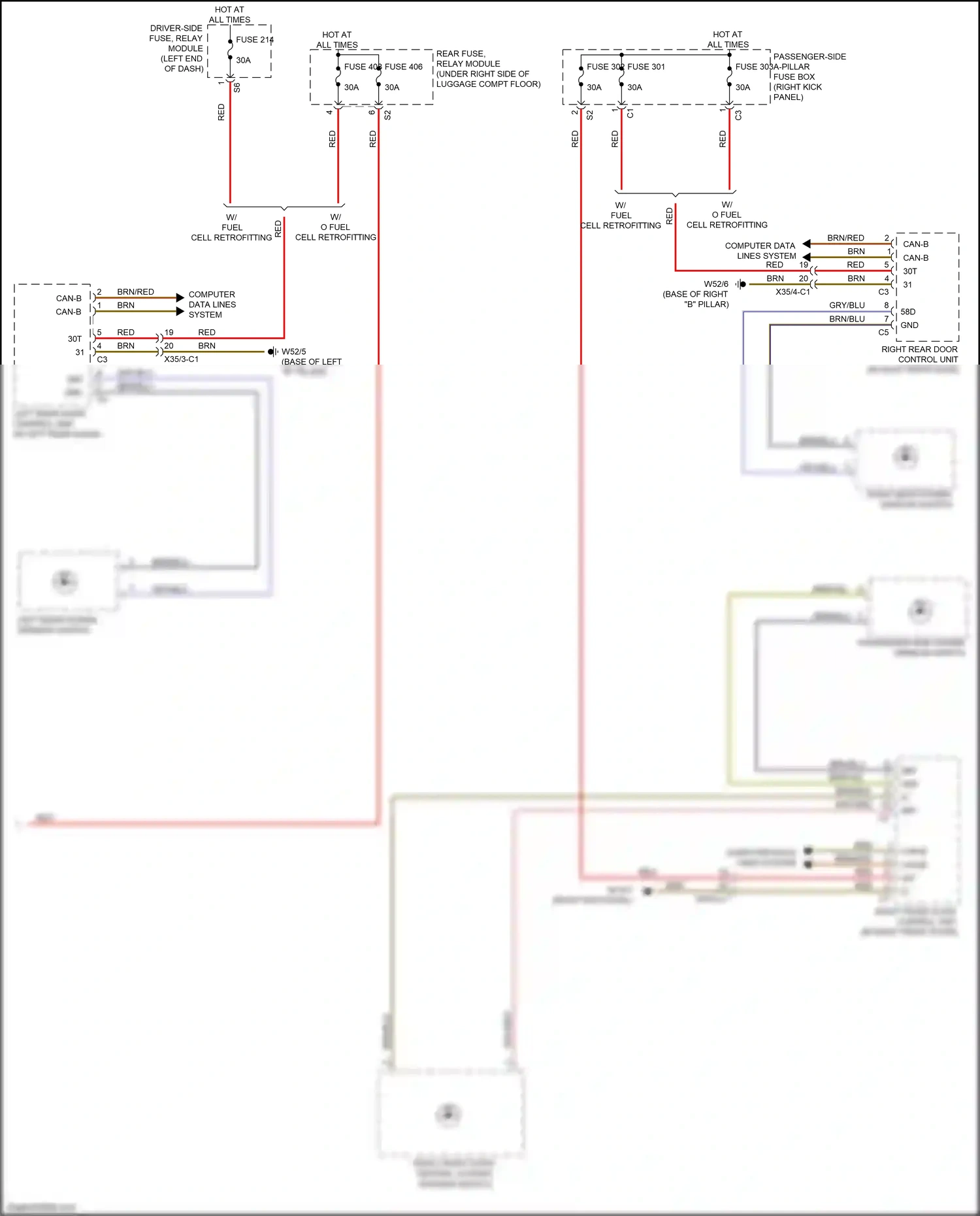 Wiring diagram computer data lines system for Mercedes-Benz GLC-class Coupe C253 facelift (2019-2023) (96 of 99)