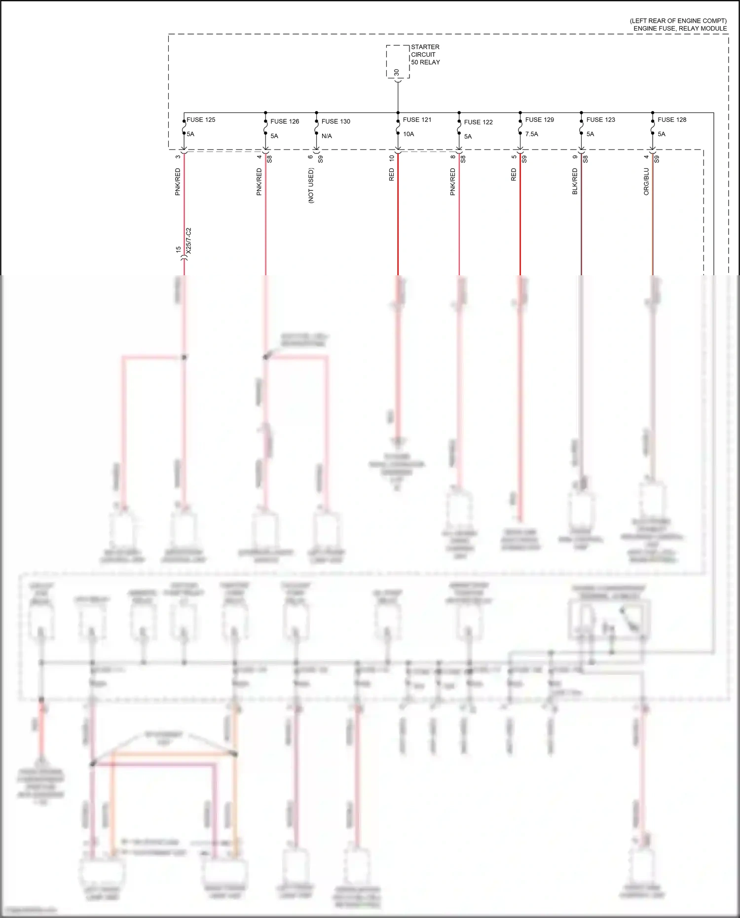 Wiring diagram electronic stability program control unit for Mercedes-Benz GLC-class Coupe C253 facelift (2019-2023) (9 of 16)