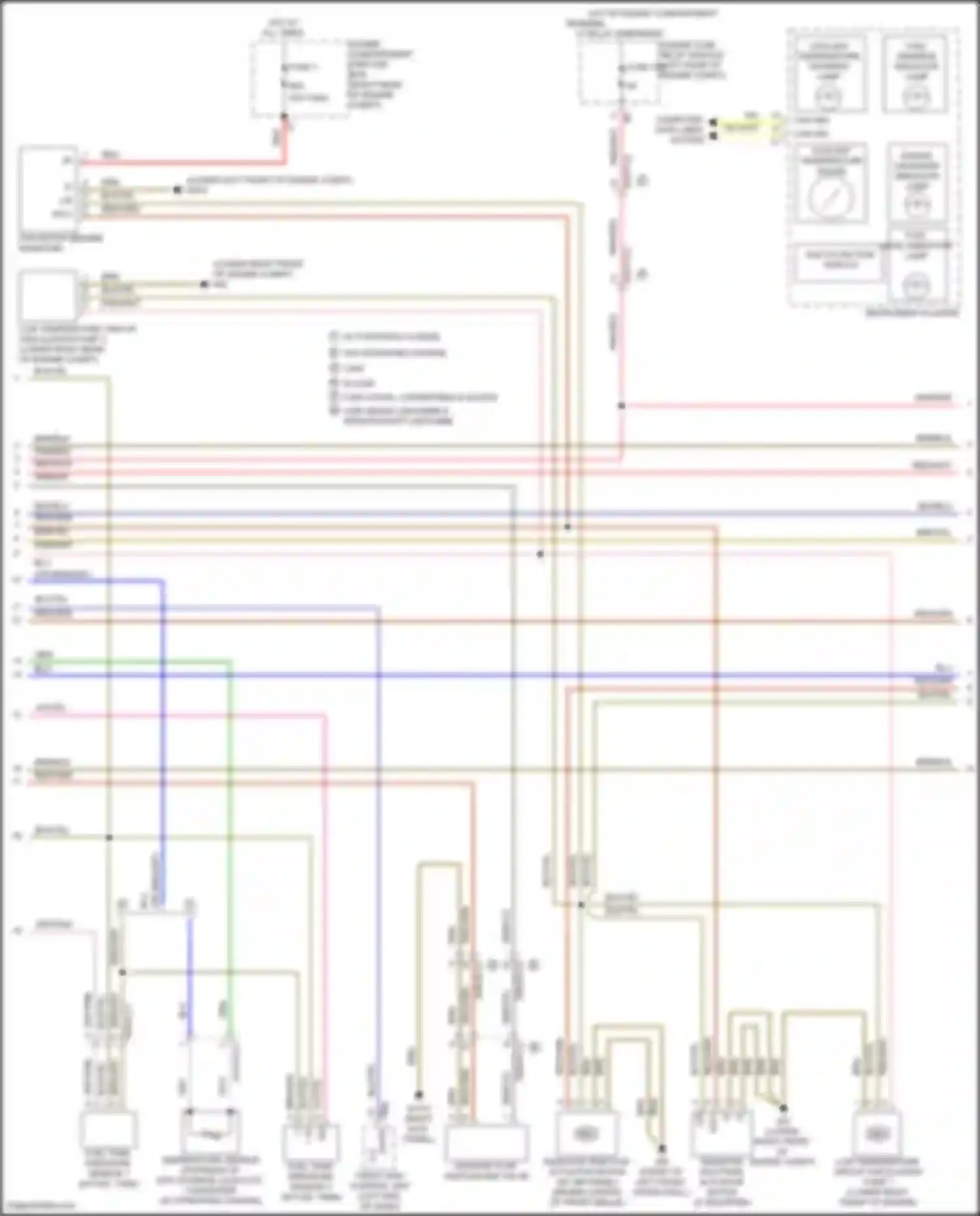 GLC-class Coupe Mercedes-Benz C253 (2016-2019): Wiring diagram engine performance 2.0l turbo (2 of 9)