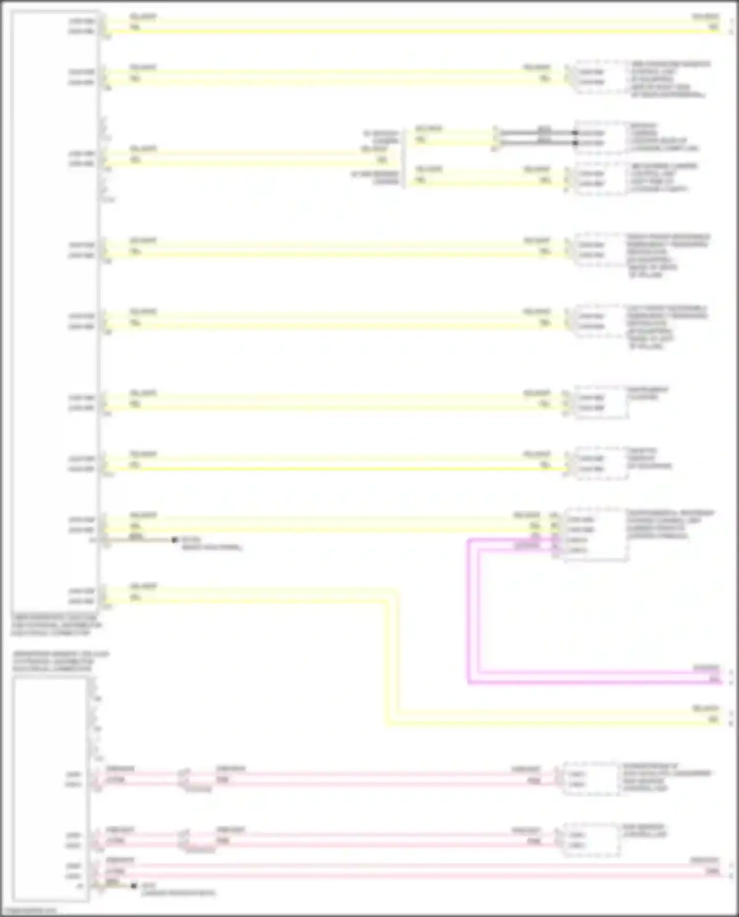 Wiring diagram head-up display for Mercedes-Benz GLC-class Coupe C253 (2016-2019) (1 of 2)