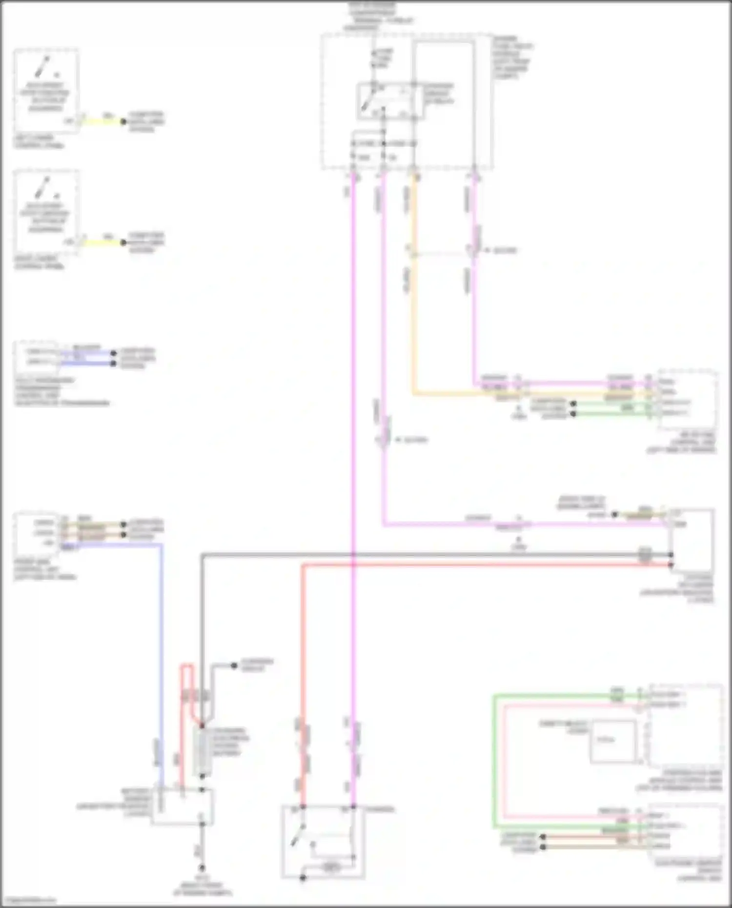 Wiring diagram lin rba-1 for Mercedes-Benz GLC-class Coupe C253 (2016-2019) (2 of 2)