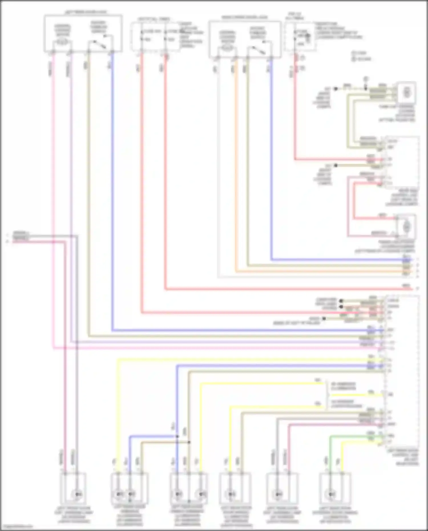 Wiring diagram rear fuse, relay module for Mercedes-Benz GLC-class Coupe C253 (2016-2019) (32 of 50)