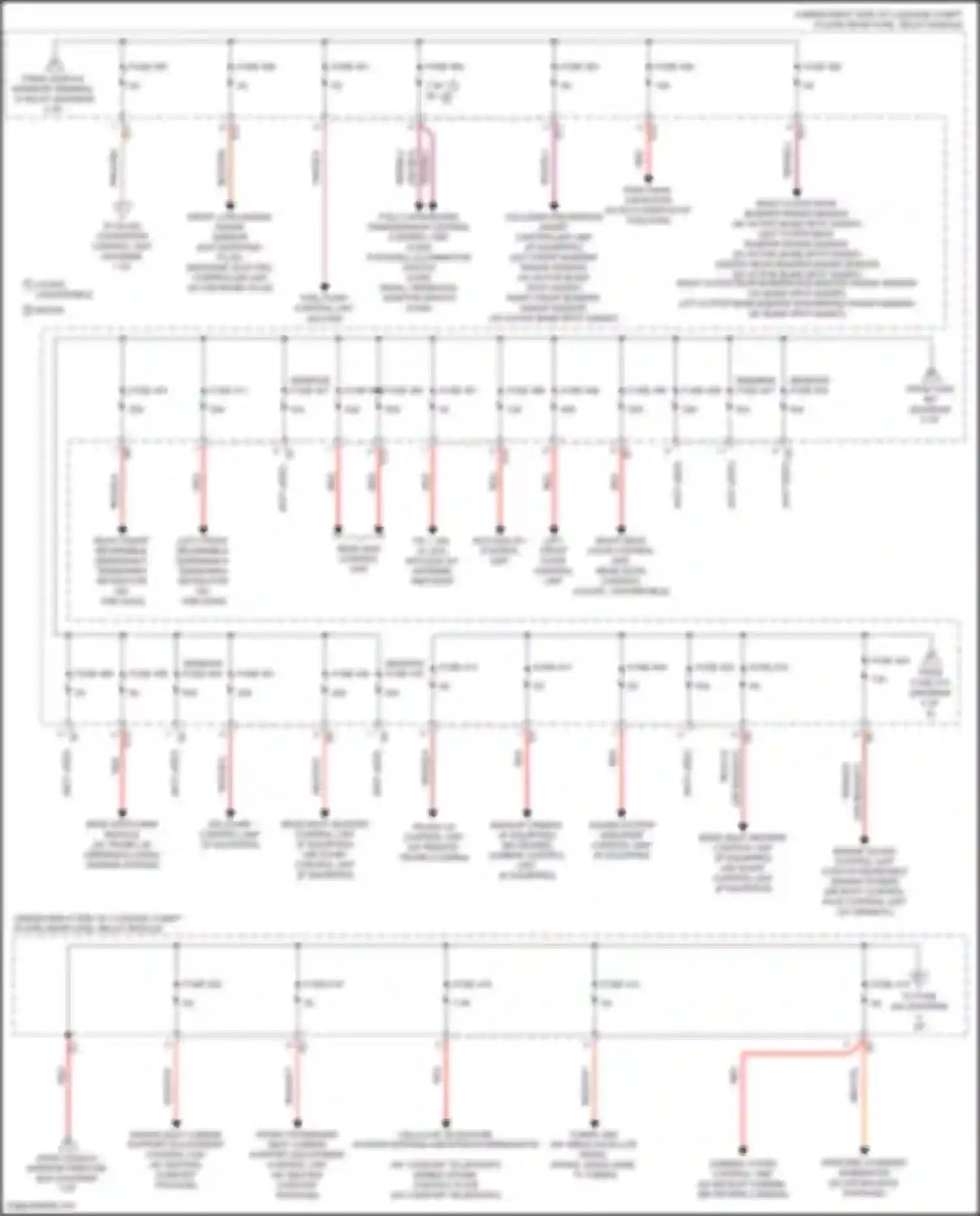 Wiring diagram rear switching module for Mercedes-Benz GLC-class Coupe C253 (2016-2019) (2 of 2)