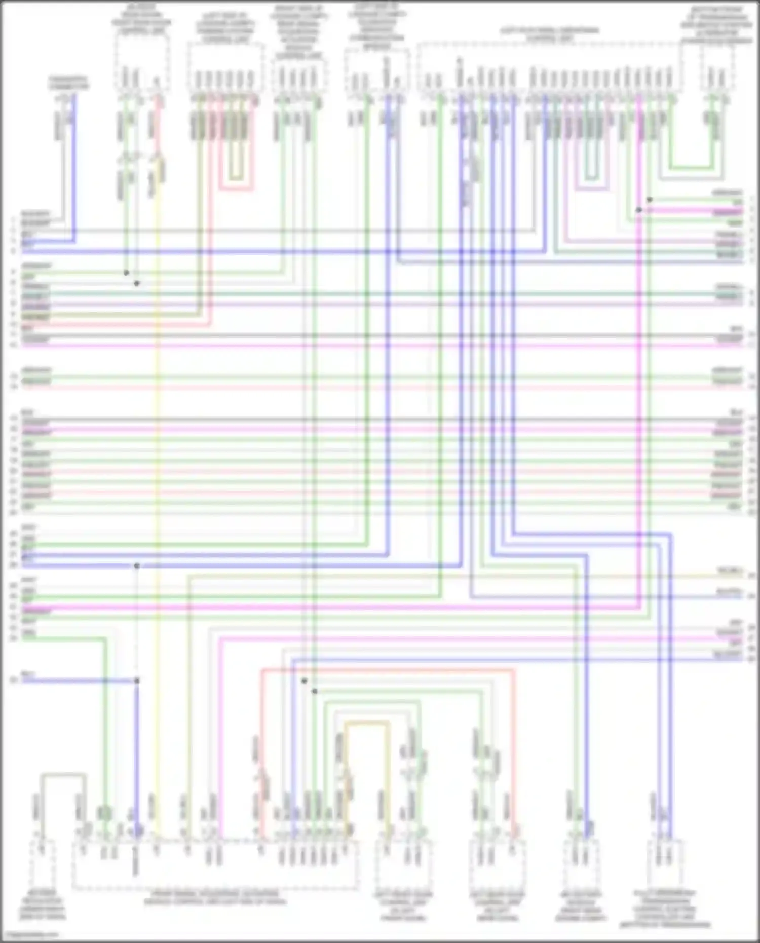GLC-class Coupe Mercedes-Benz C254 (2023-2024): High/low bus circuit (2 of 4)