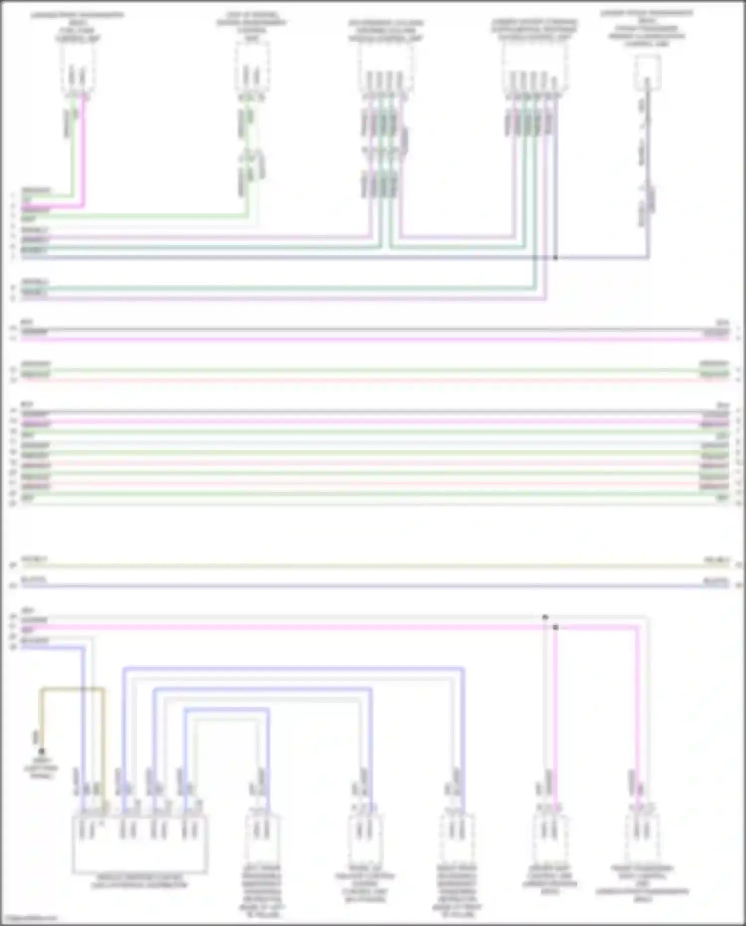 GLC-class Coupe Mercedes-Benz C254 (2023-2024): High/low bus circuit (3 of 4)