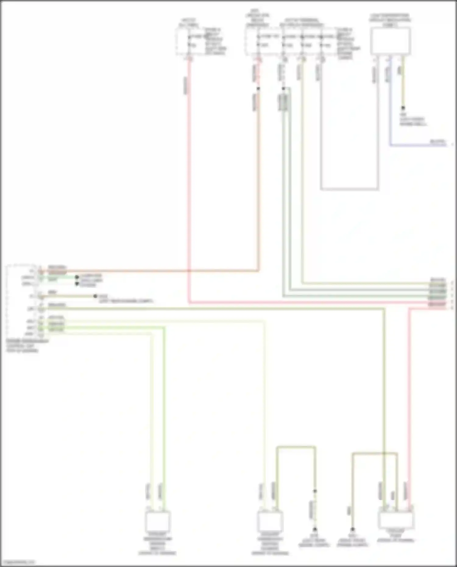 GLC-class Coupe Mercedes-Benz C254 (2023-2024): Cooling fan circuit (1 of 2)