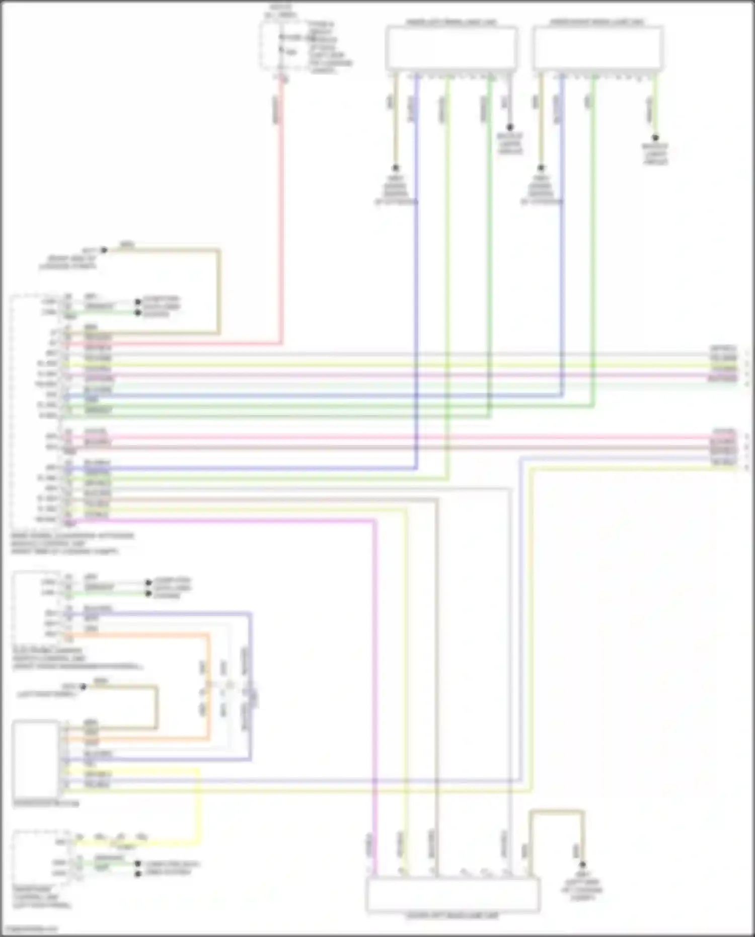 GLC-class Coupe Mercedes-Benz C254 (2023-2024): Exterior lamps circuit (1 of 2)