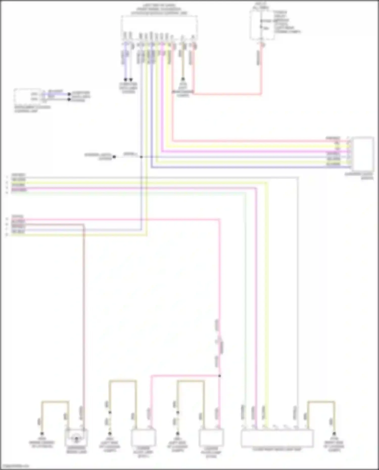 GLC-class Coupe Mercedes-Benz C254 (2023-2024): Exterior lamps circuit (2 of 2)