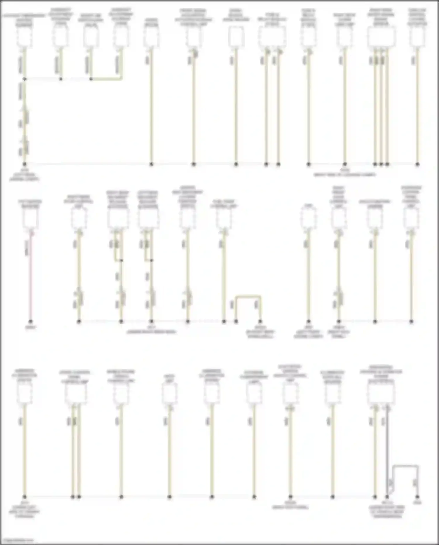 GLC-class Coupe Mercedes-Benz C254 (2023-2024): Ground distribution circuit (2 of 4)