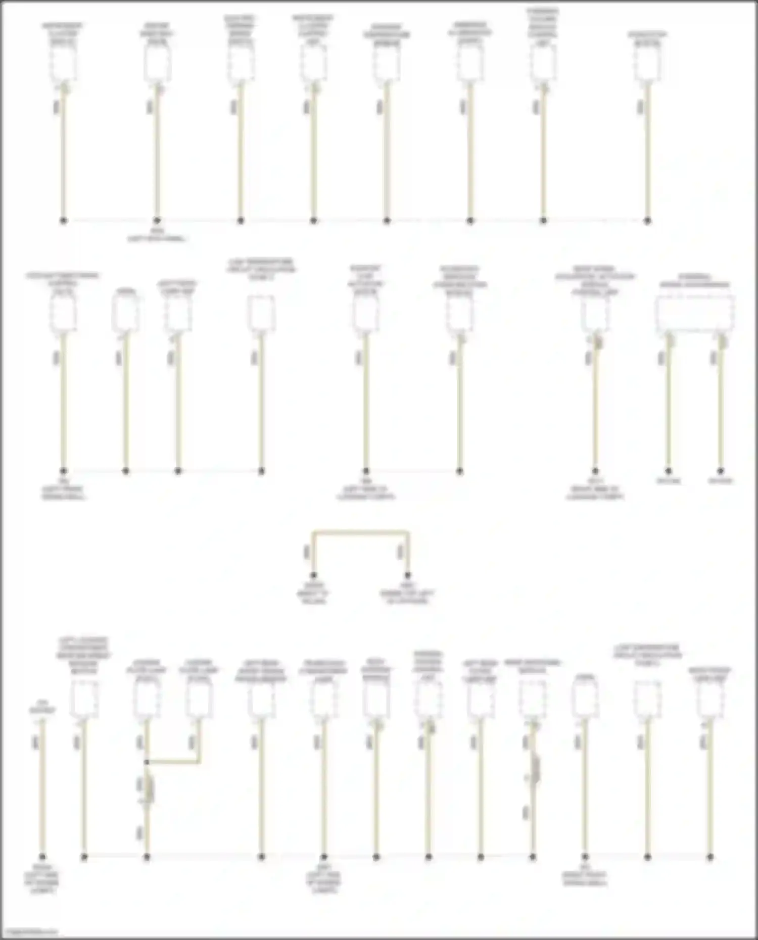 GLC-class Coupe Mercedes-Benz C254 (2023-2024): Ground distribution circuit (3 of 4)