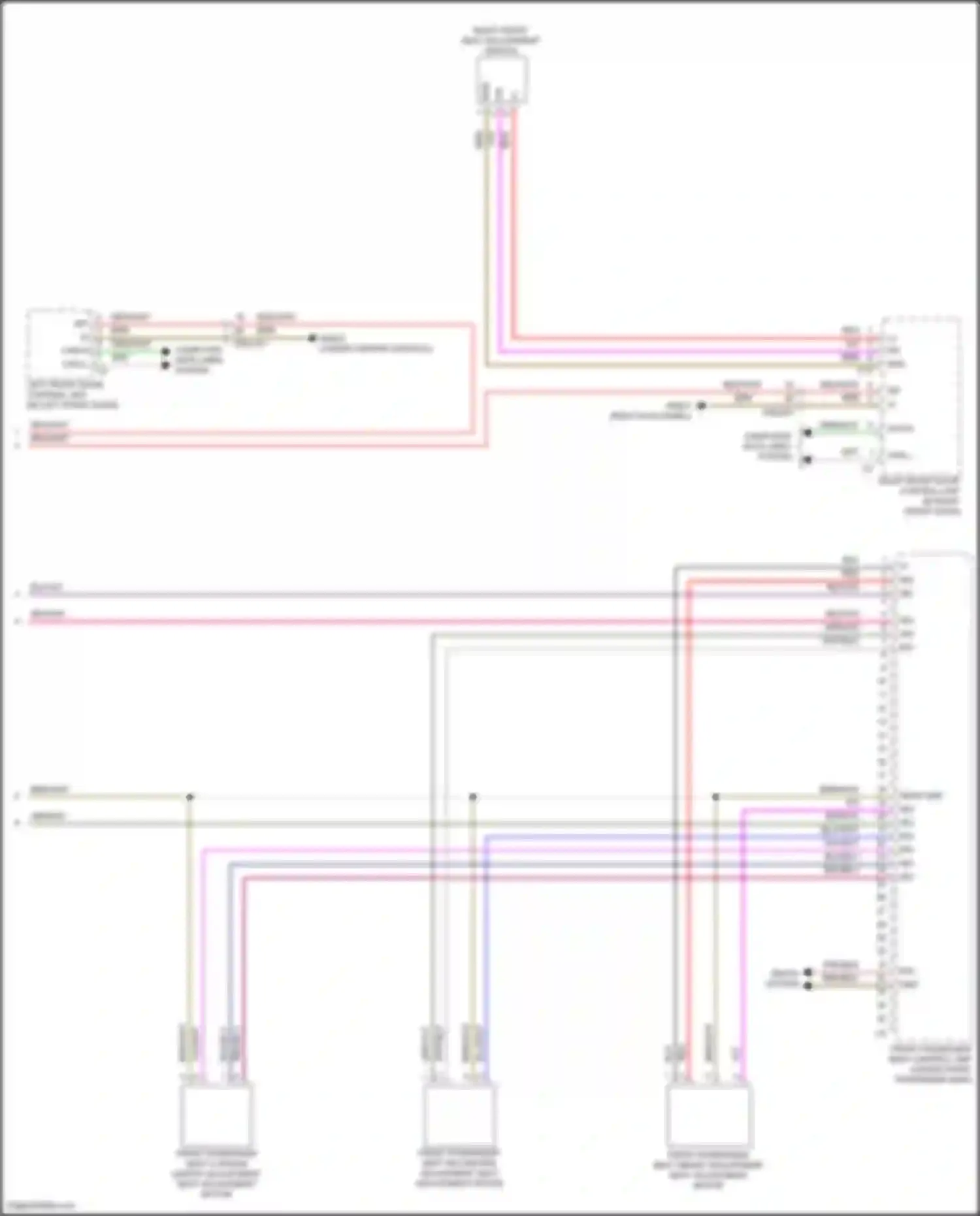 GLC-class Coupe Mercedes-Benz C254 (2023-2024): Passenger"s memory seat circuit (2 of 2)