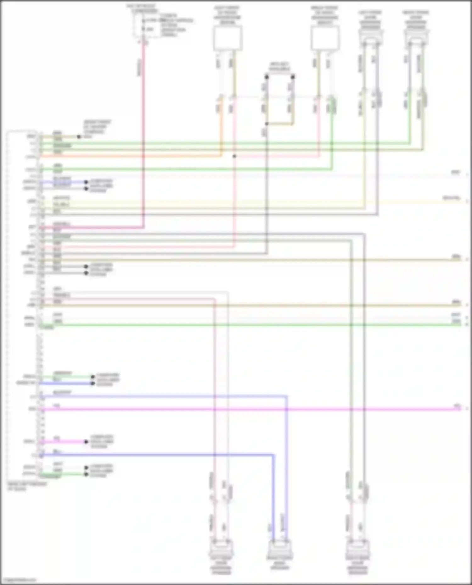 GLC-class Coupe Mercedes-Benz C254 (2023-2024): Comand actuation circuit (1 of 3)