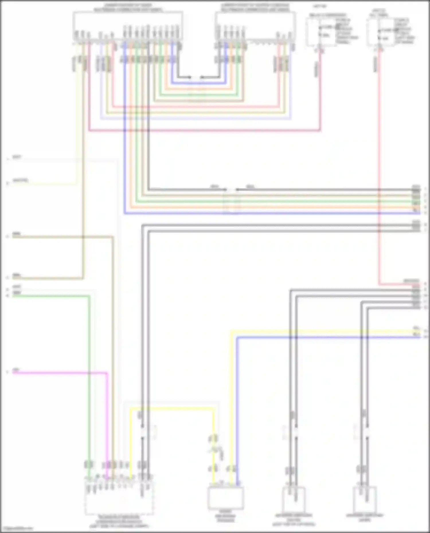 GLC-class Coupe Mercedes-Benz C254 (2023-2024): Comand actuation circuit (2 of 3)