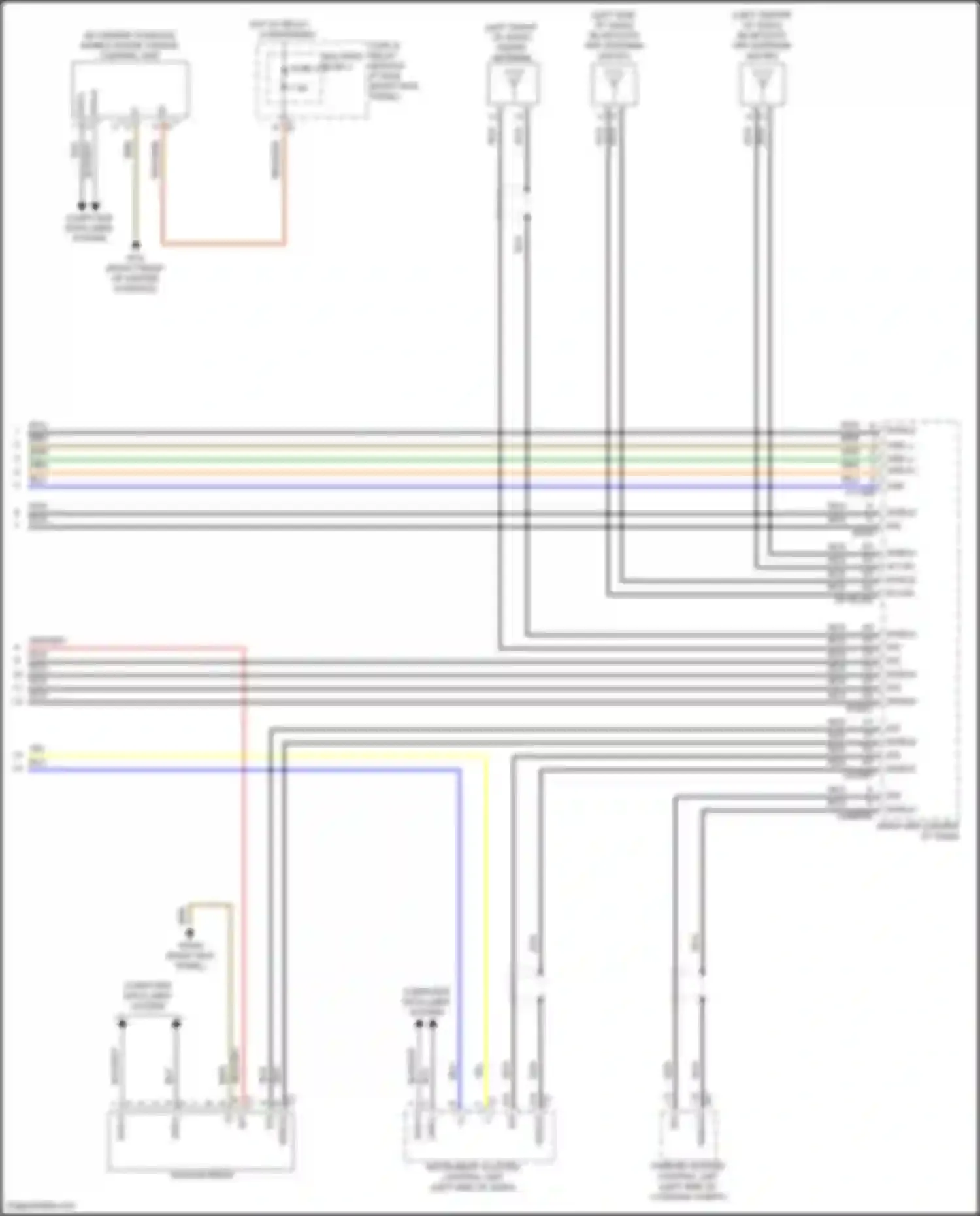 GLC-class Coupe Mercedes-Benz C254 (2023-2024): Comand actuation circuit (3 of 3)