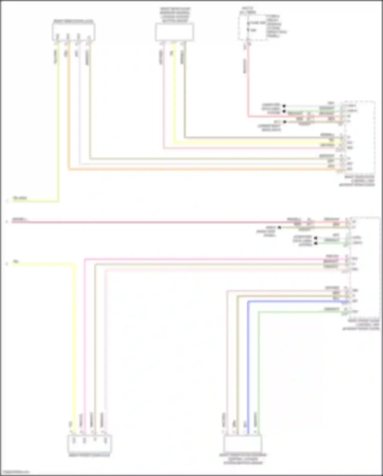 GLC-class Coupe Mercedes-Benz C254 (2023-2024): Automatic door locks circuit (3 of 3)